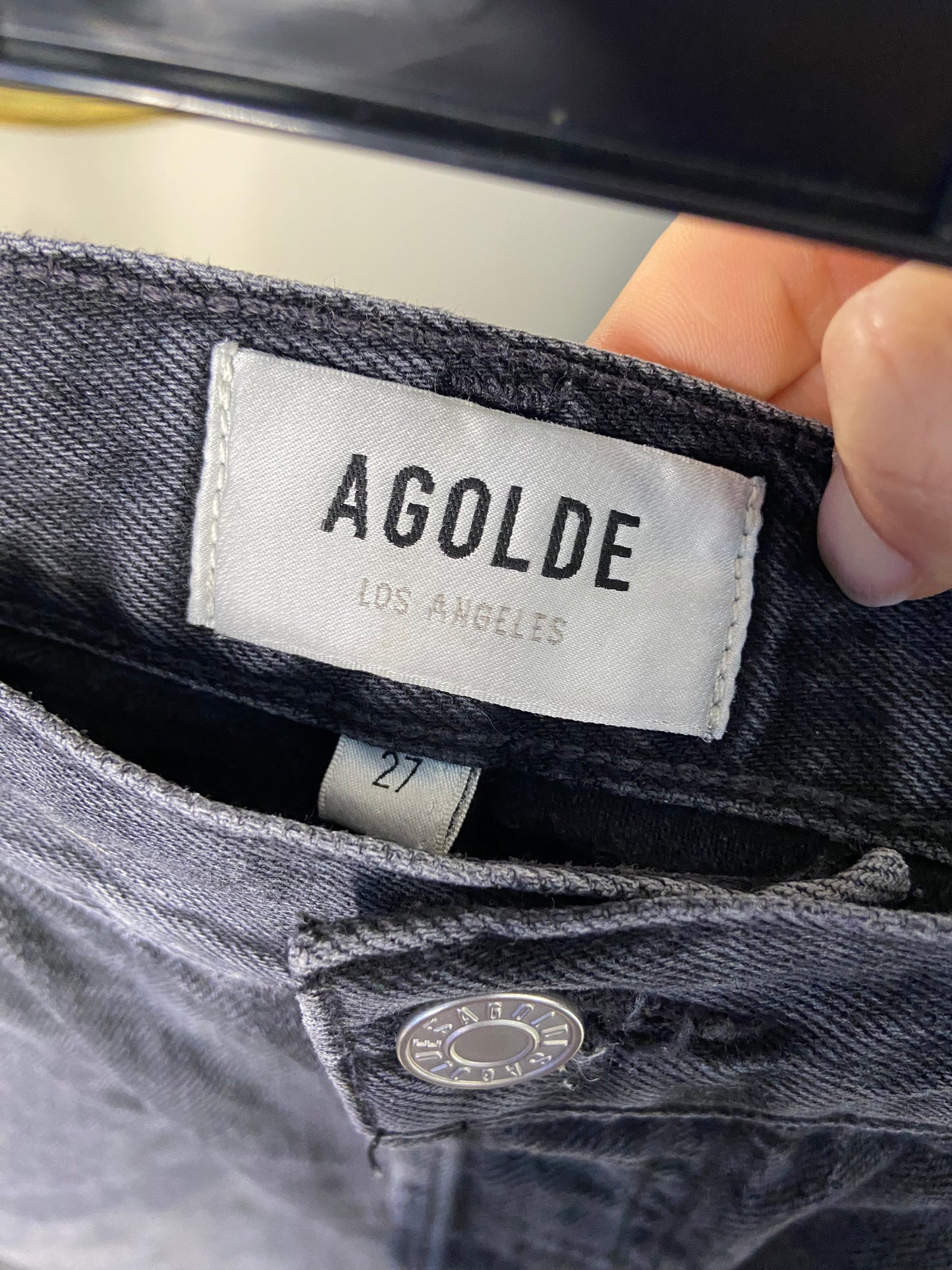 Agolde Luna Barrell Leg Jeans size 27