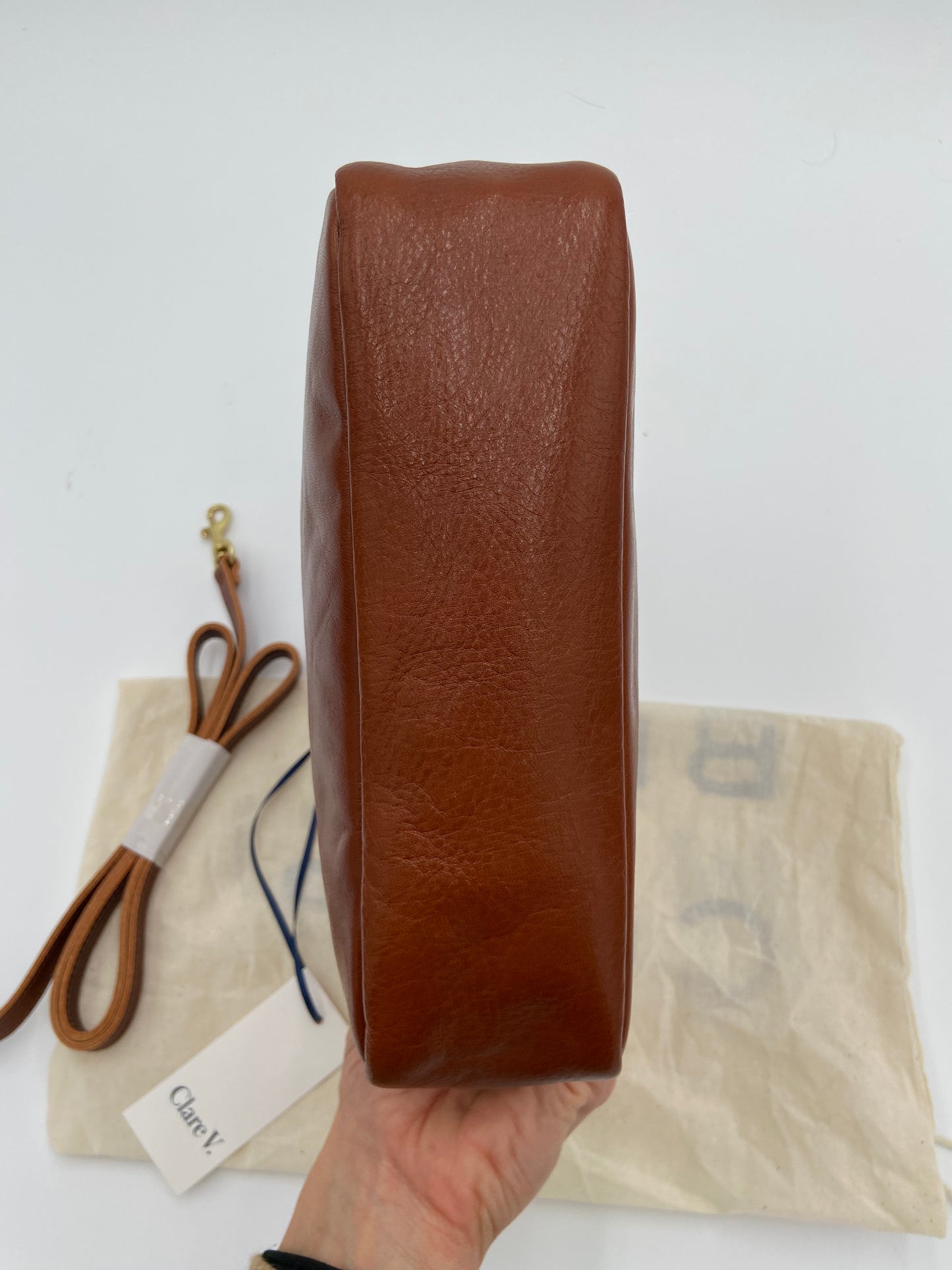Clare V Mirabel Crossbody Bag in Miel