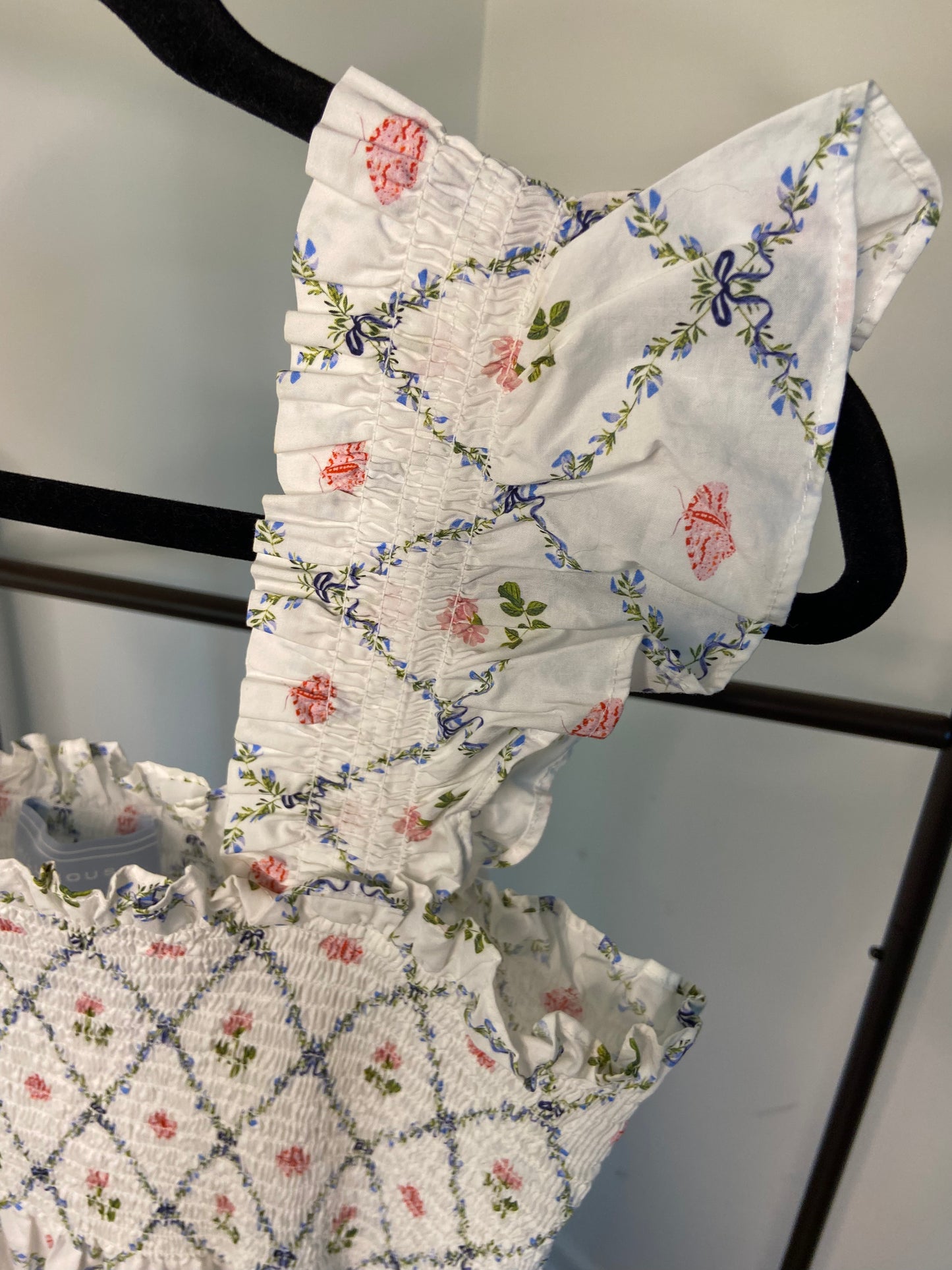 Hill House Ellie Butterfly Trellis Print Nap Dress size XL