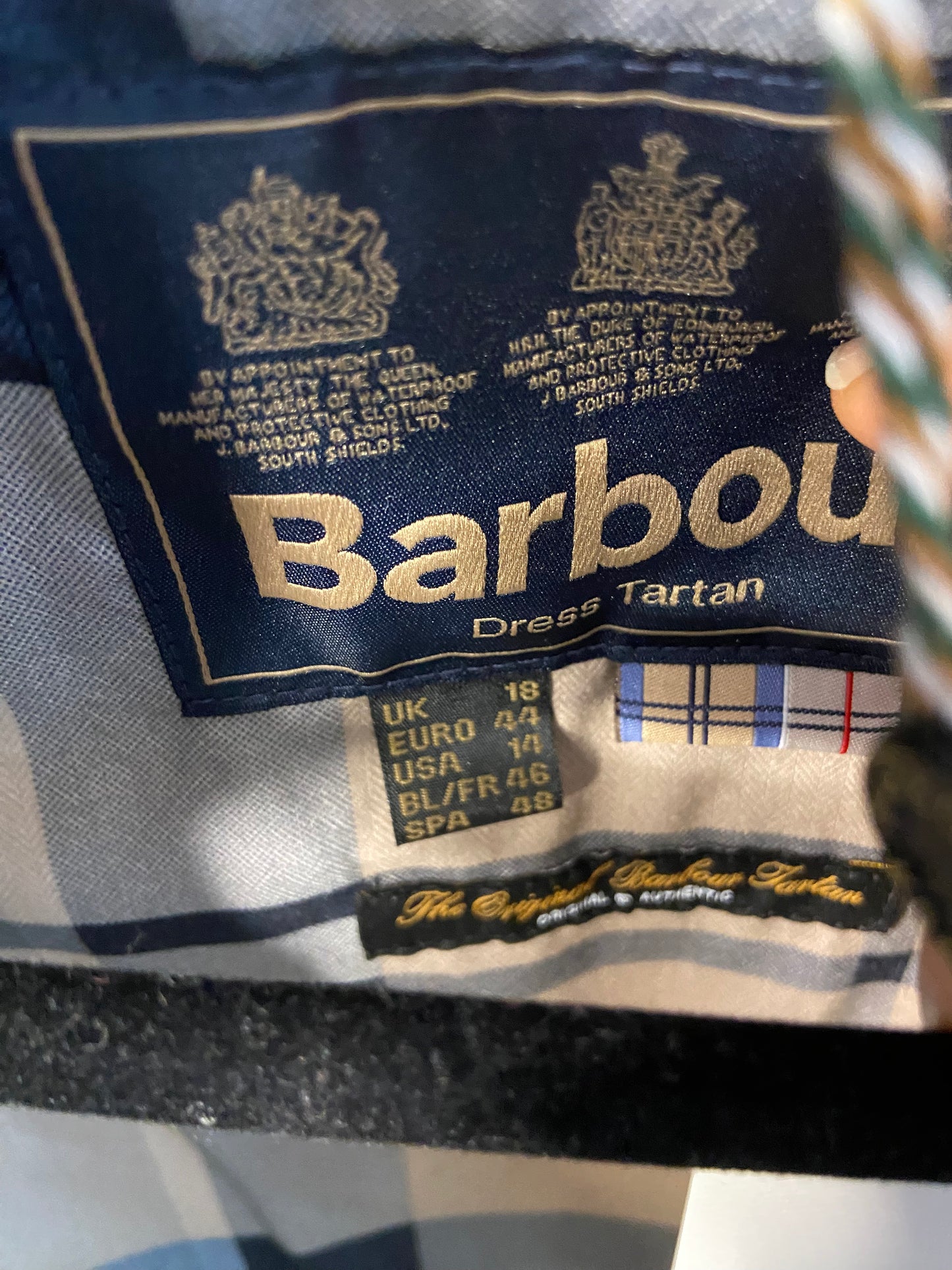 Barbour Millfire Quilted Jacket size 14