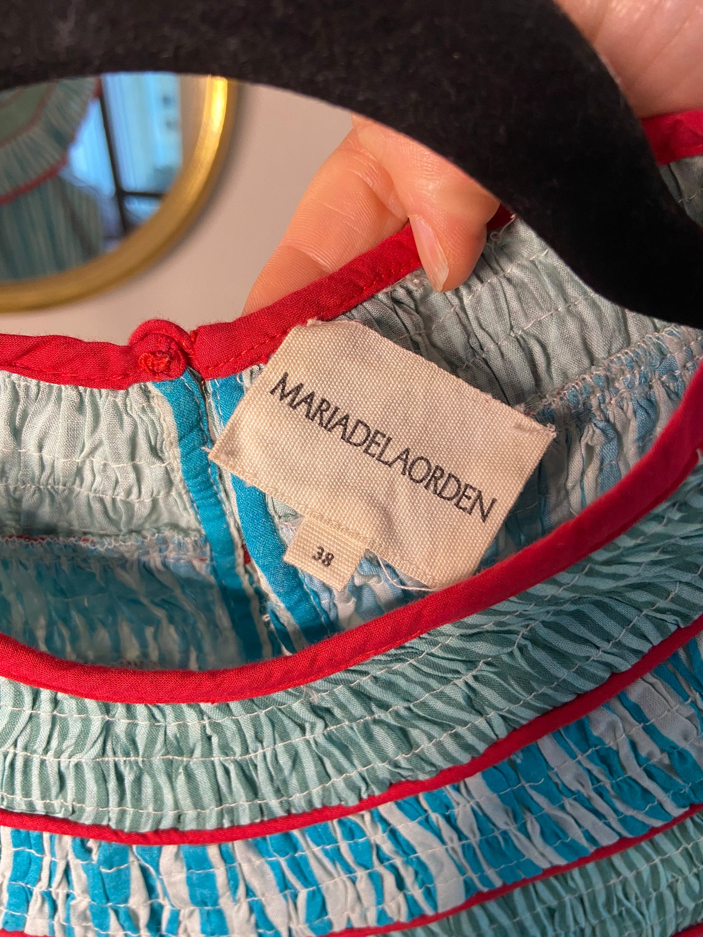 Maria de la Orden Badiane Top Blue Stripes size 38 - US 6