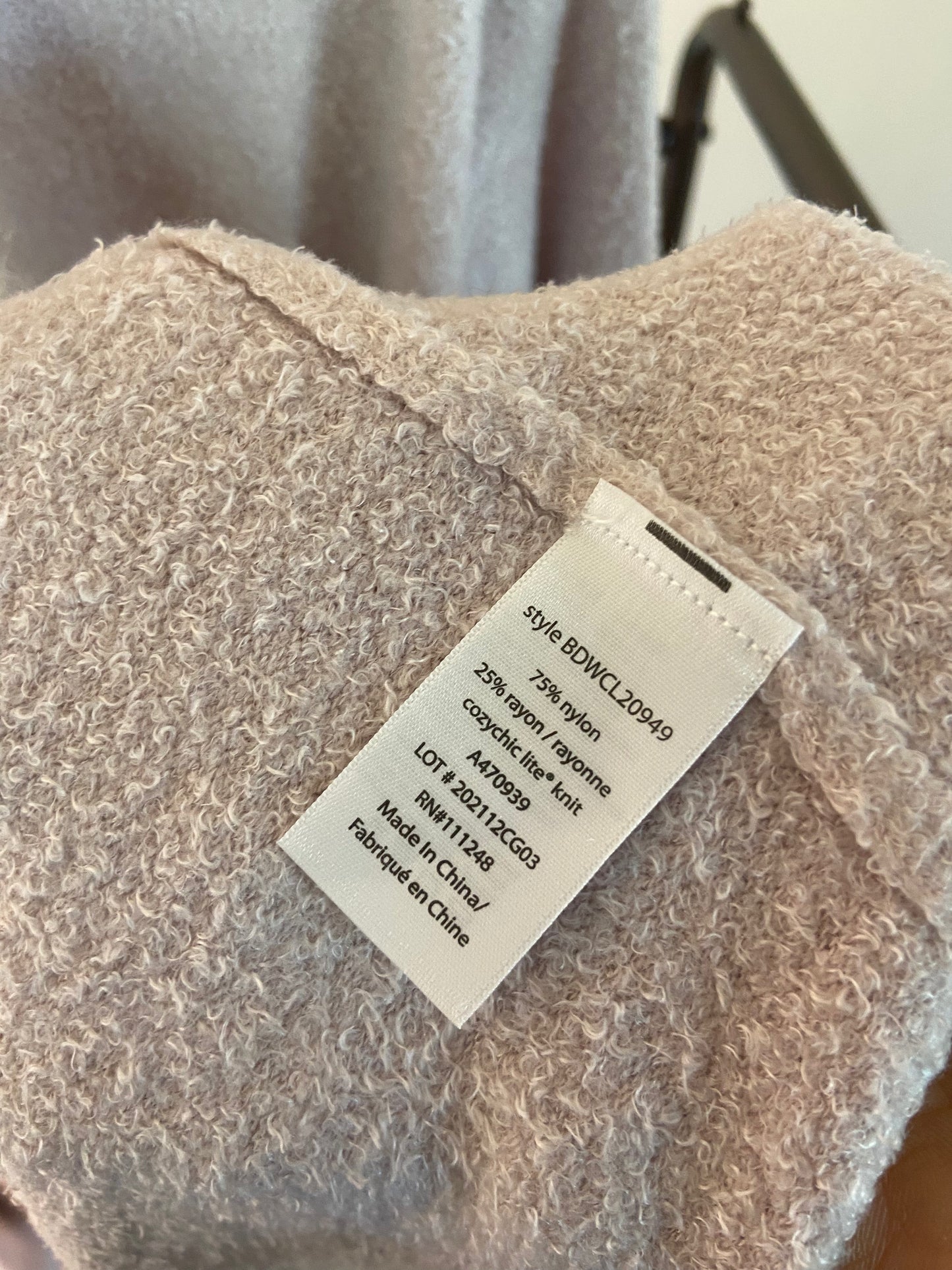 Barefoot Dreams Cozychic Lite Zip Pocket Jacket size L