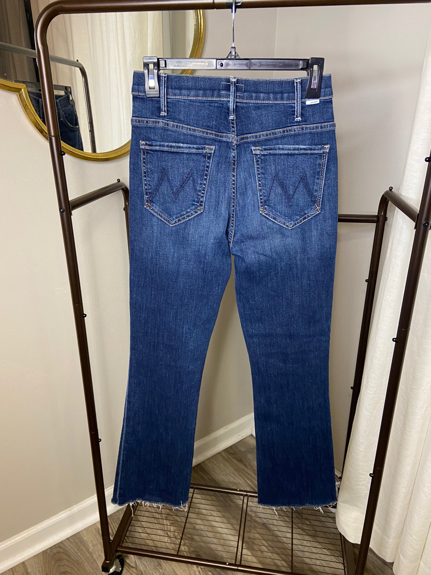 Mother The Hustler Ankle Fray Jeans size 27
