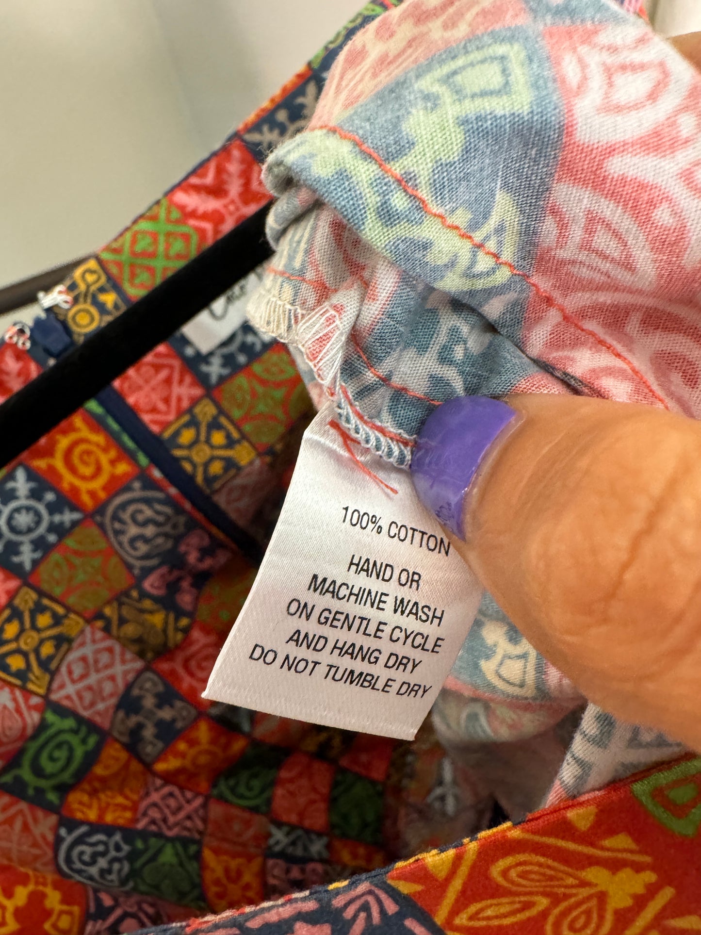 Coco Shop Navy Checkerboard Maxi Dress size S
