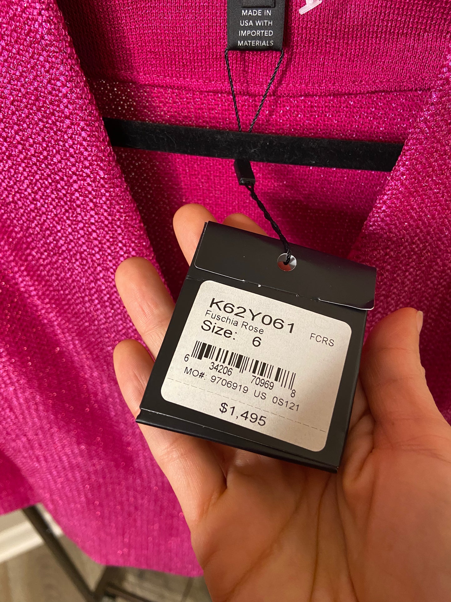 St. John Tweed Fuchsia Rose Jacket size 6