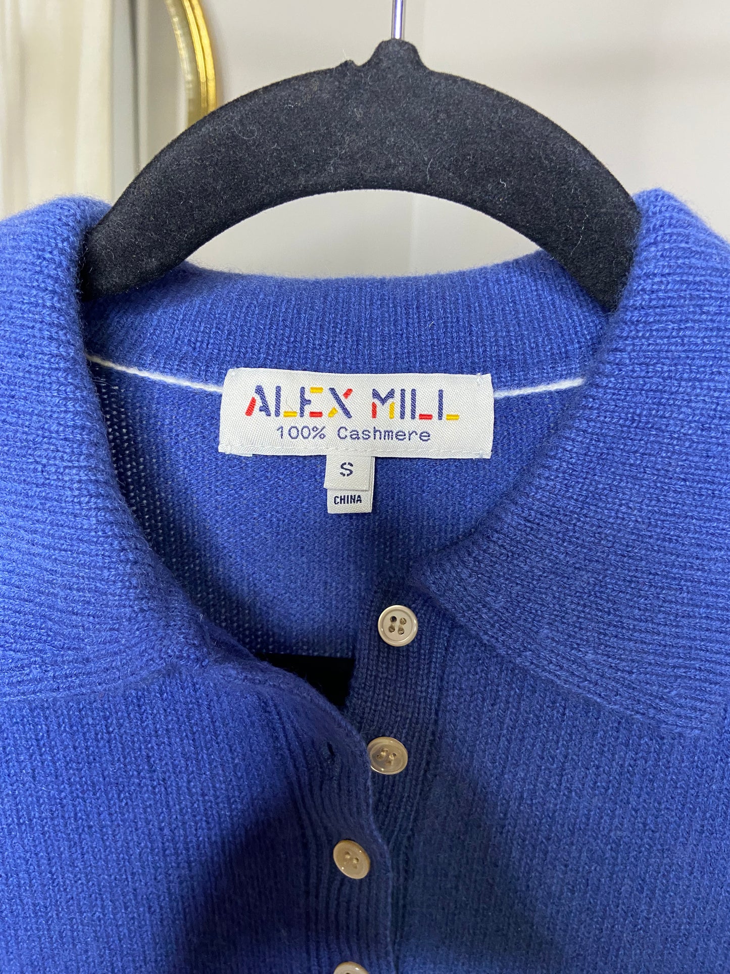 Alex Mill Alice Polo Cashmere Sweater size S