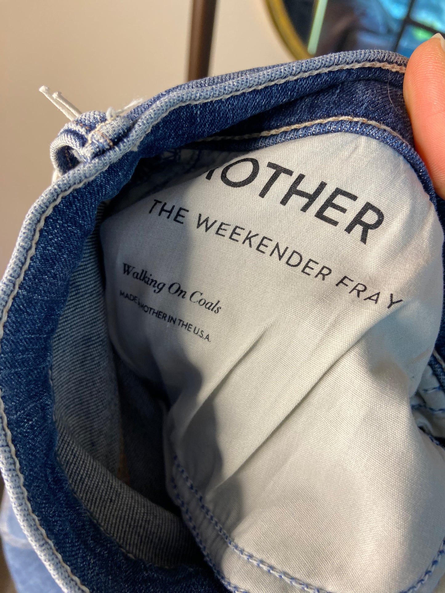 Mother The Weekender Fray Jeans size 31