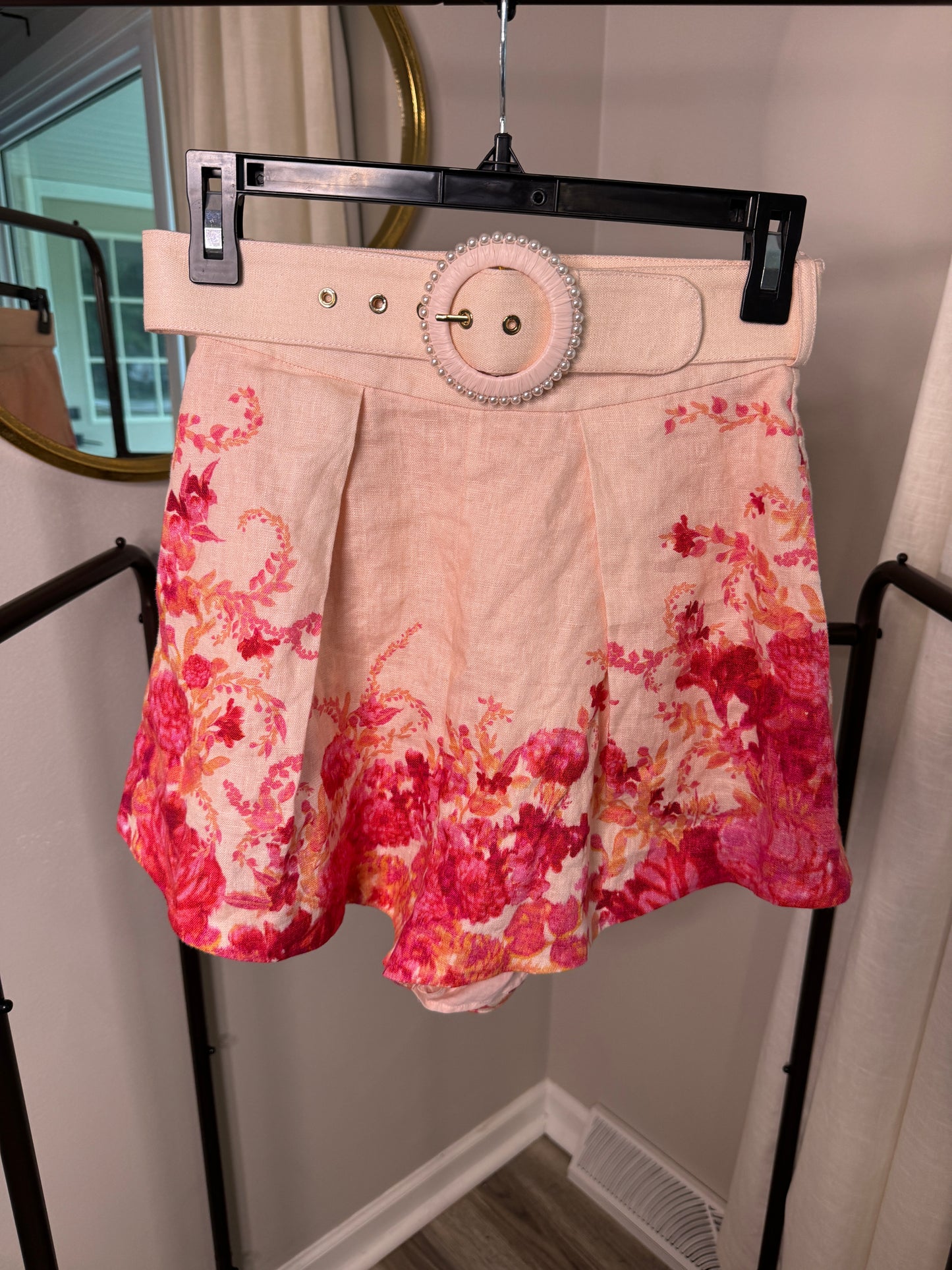 ZIMMERMANN High Tide Tuck Shorts size US 4