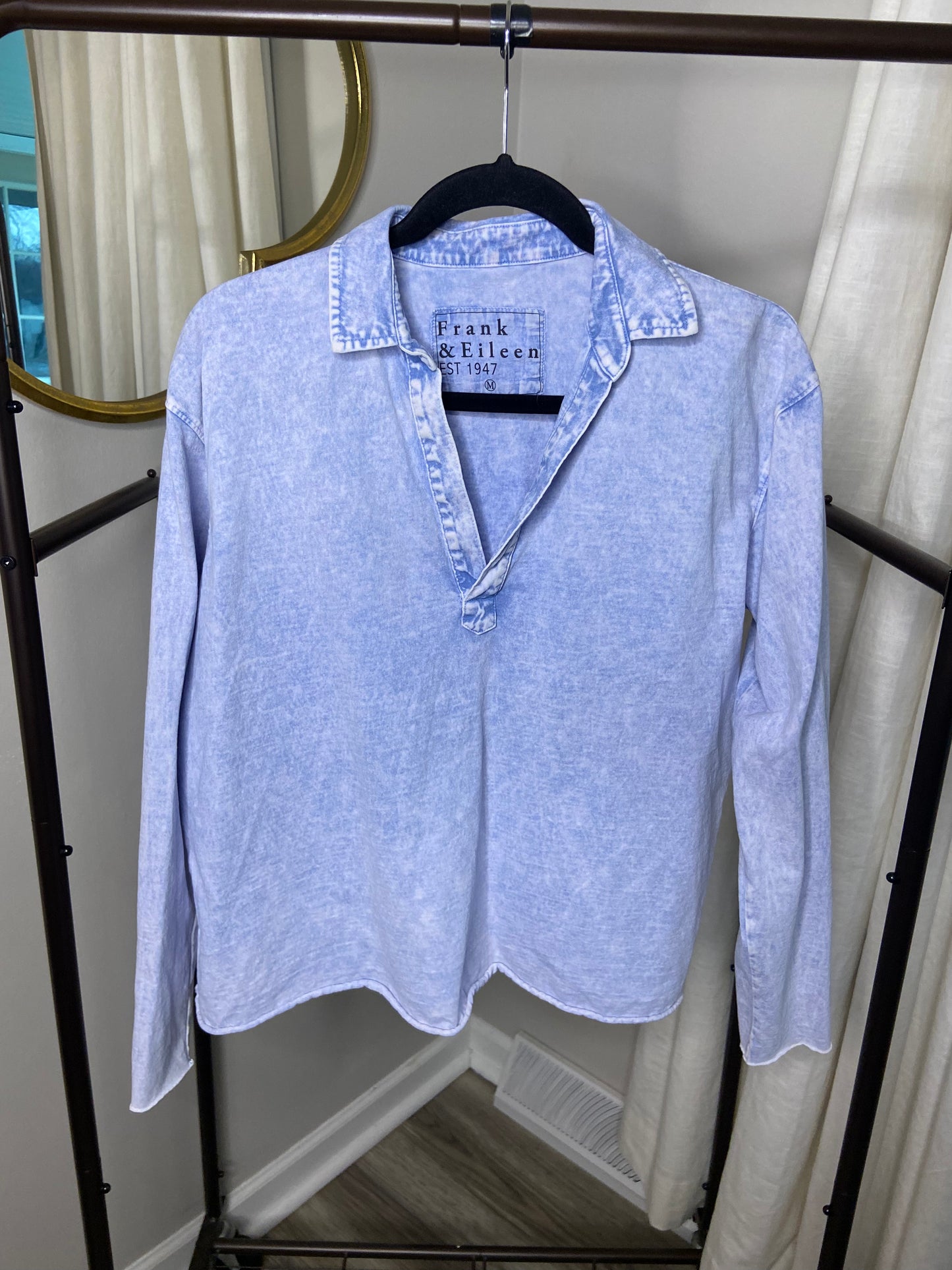 Frank and Eileen Patrick Popover Top size M