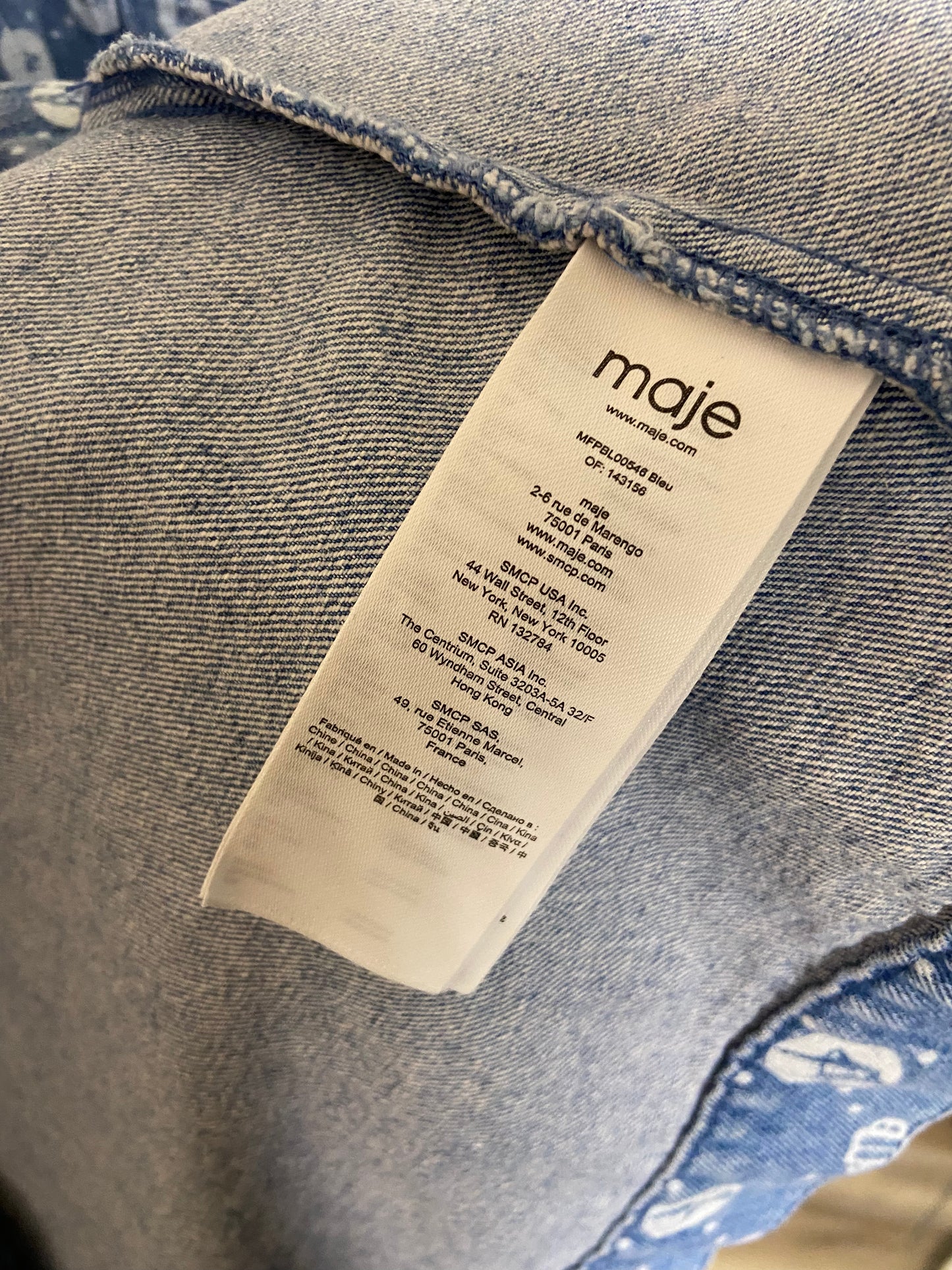 Maje x Sailor Moon Denim Jacket and Skirt sizes 34/36 XS/S