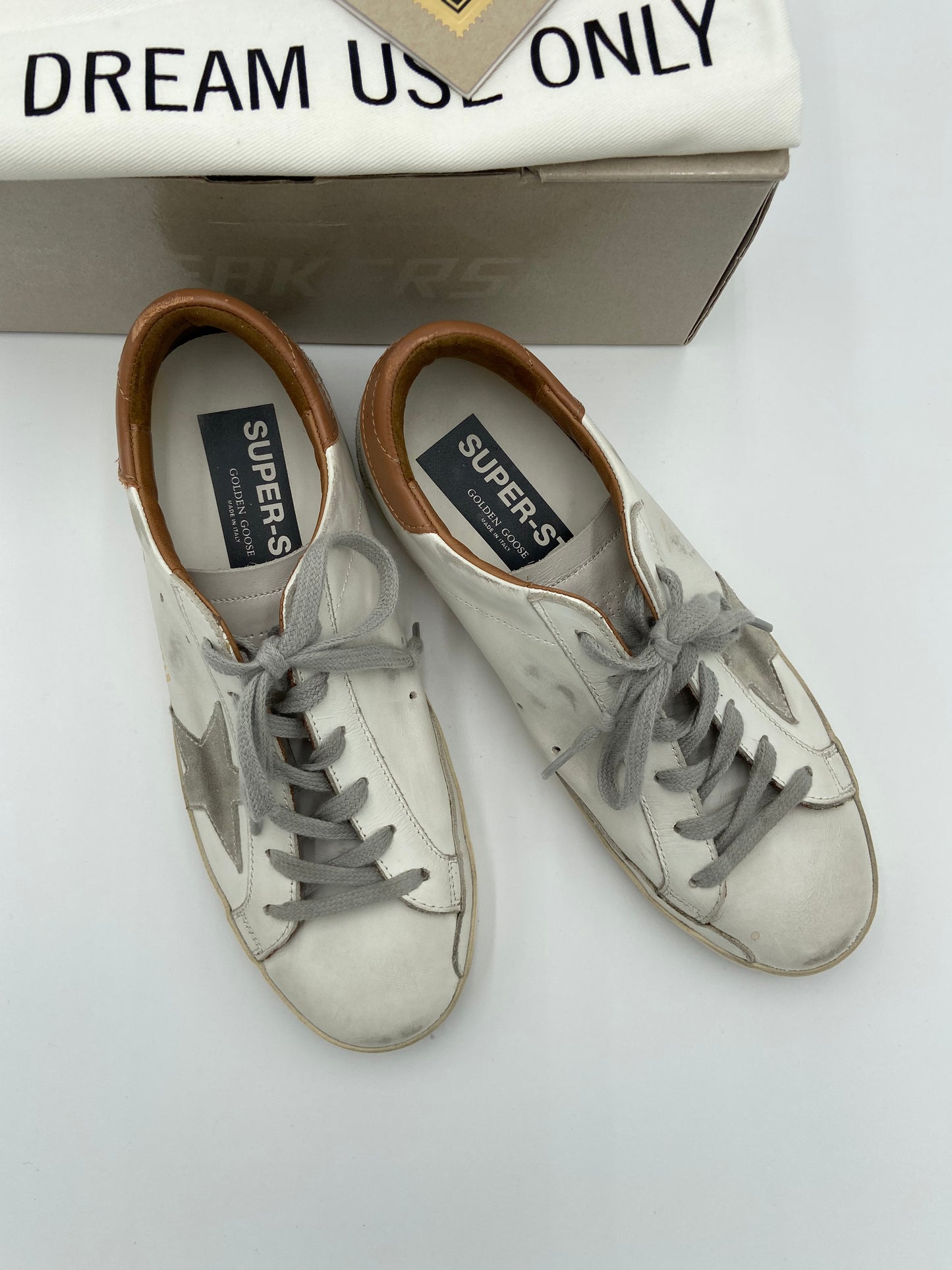 Golden Goose Super-Star Leather & Suede Sneakers size 39