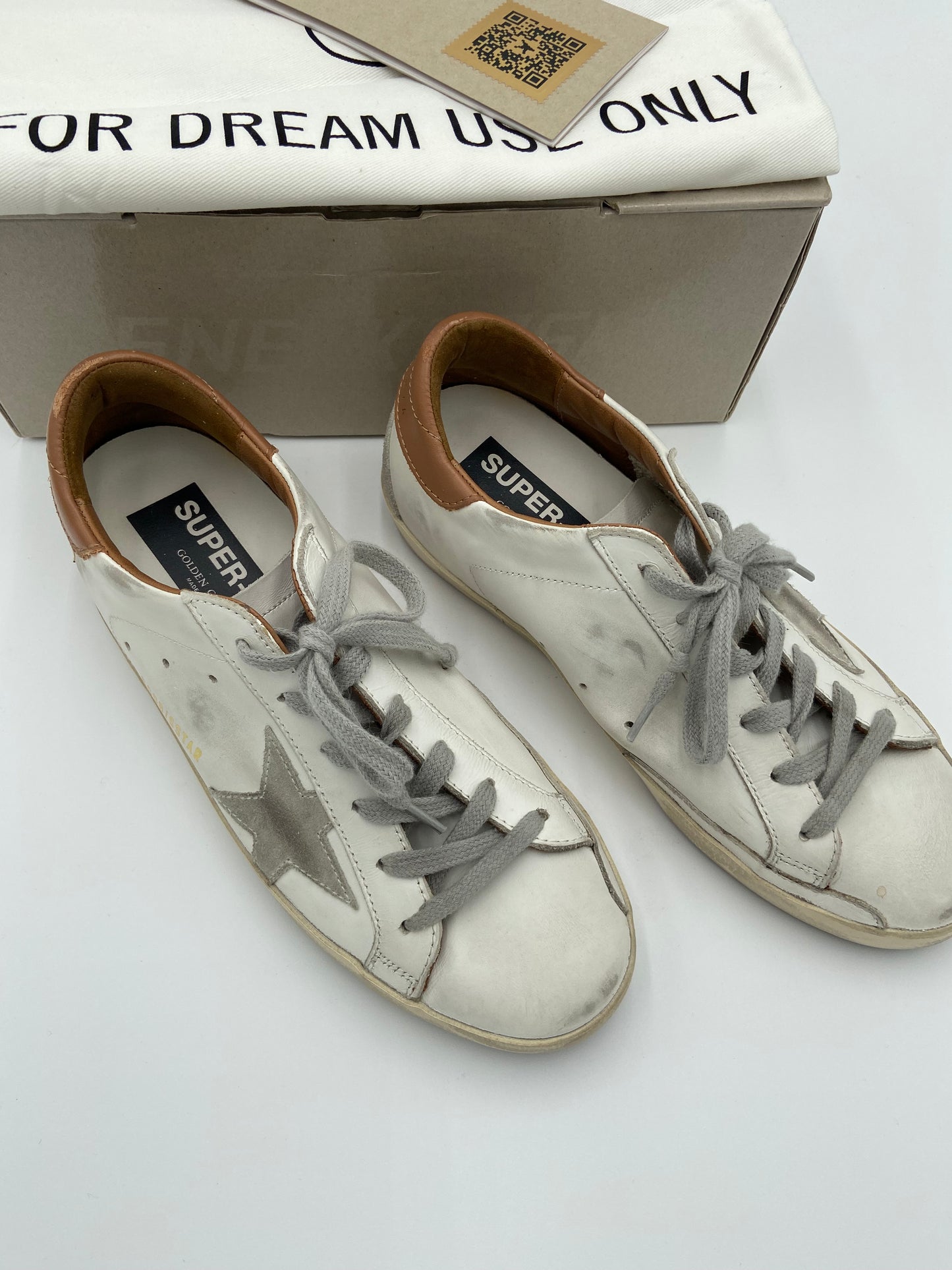 Golden Goose Super-Star Leather & Suede Sneakers size 39