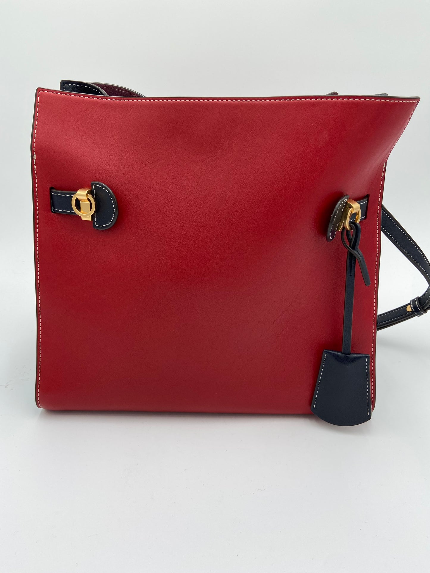 Tory Burch Lee Radziwill Double Bag in Red Apple