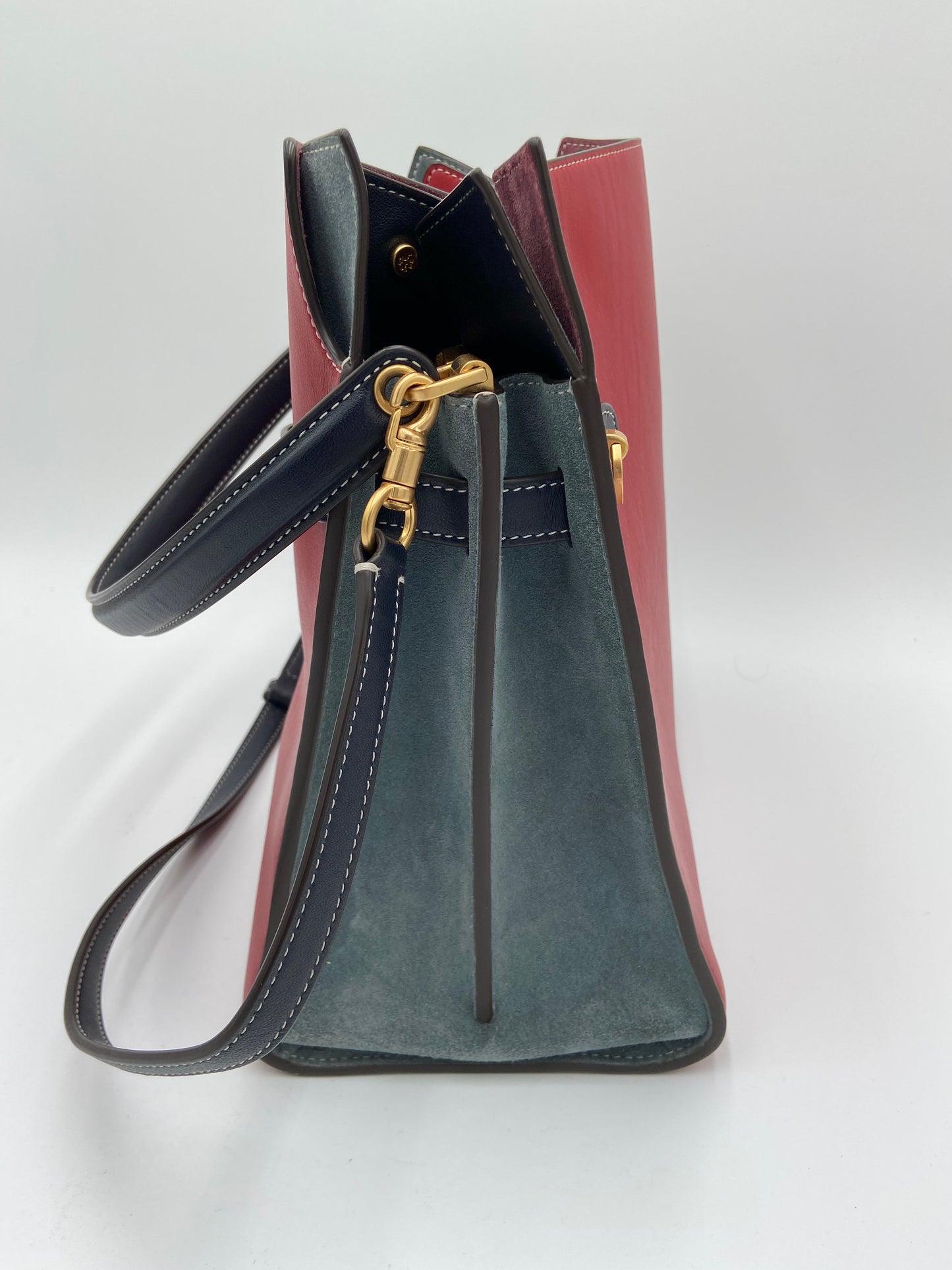 Tory Burch Lee Radziwill Double Bag in Red Apple