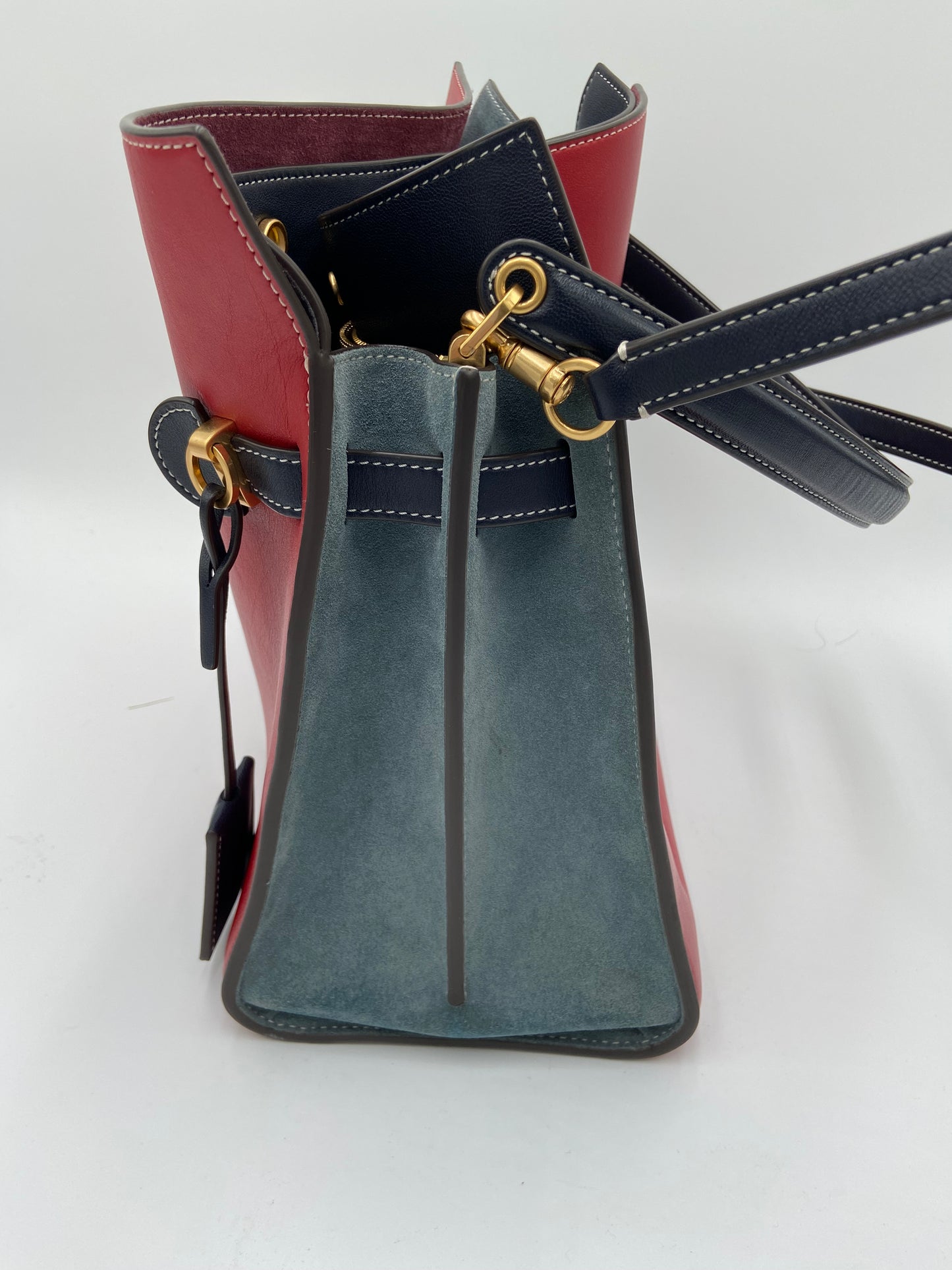 Tory Burch Lee Radziwill Double Bag in Red Apple