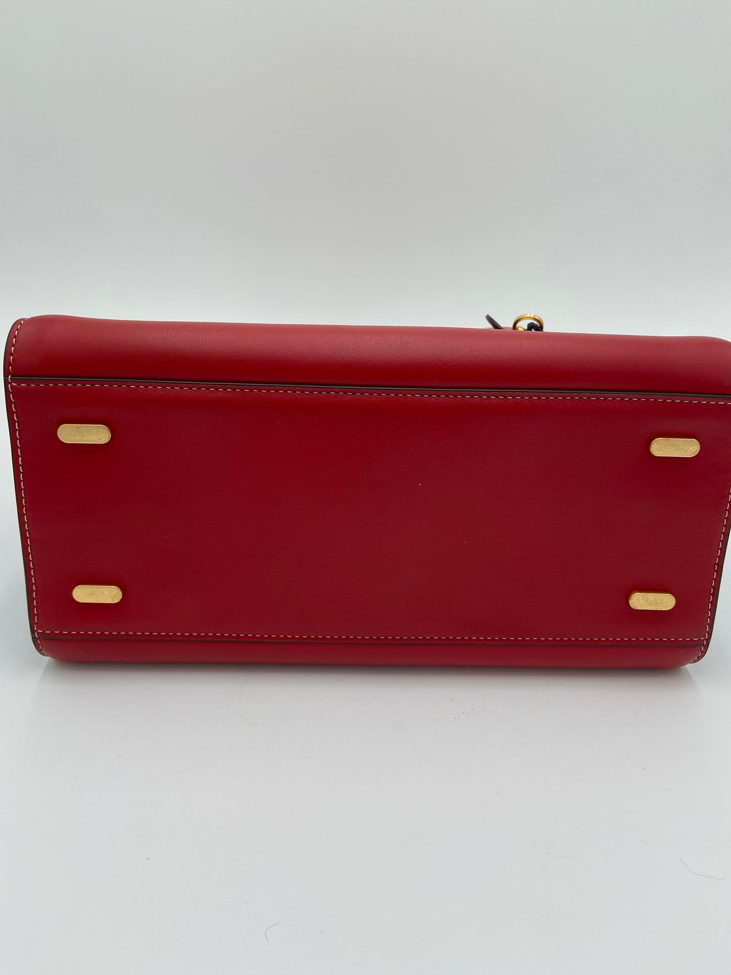 Tory Burch Lee Radziwill Double Bag in Red Apple