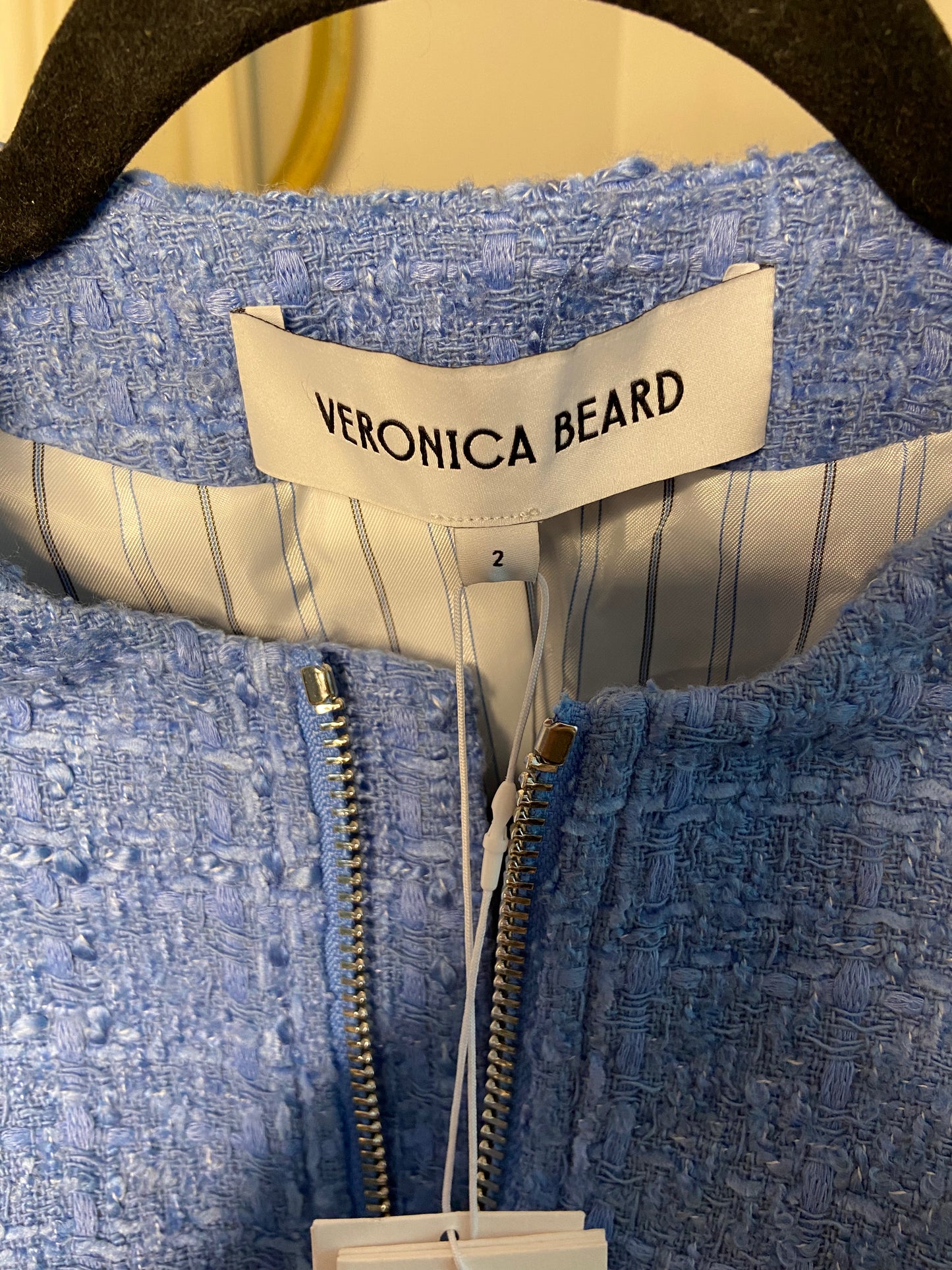 Veronica Beard Agni Dickey Tweed Jacket size 2
