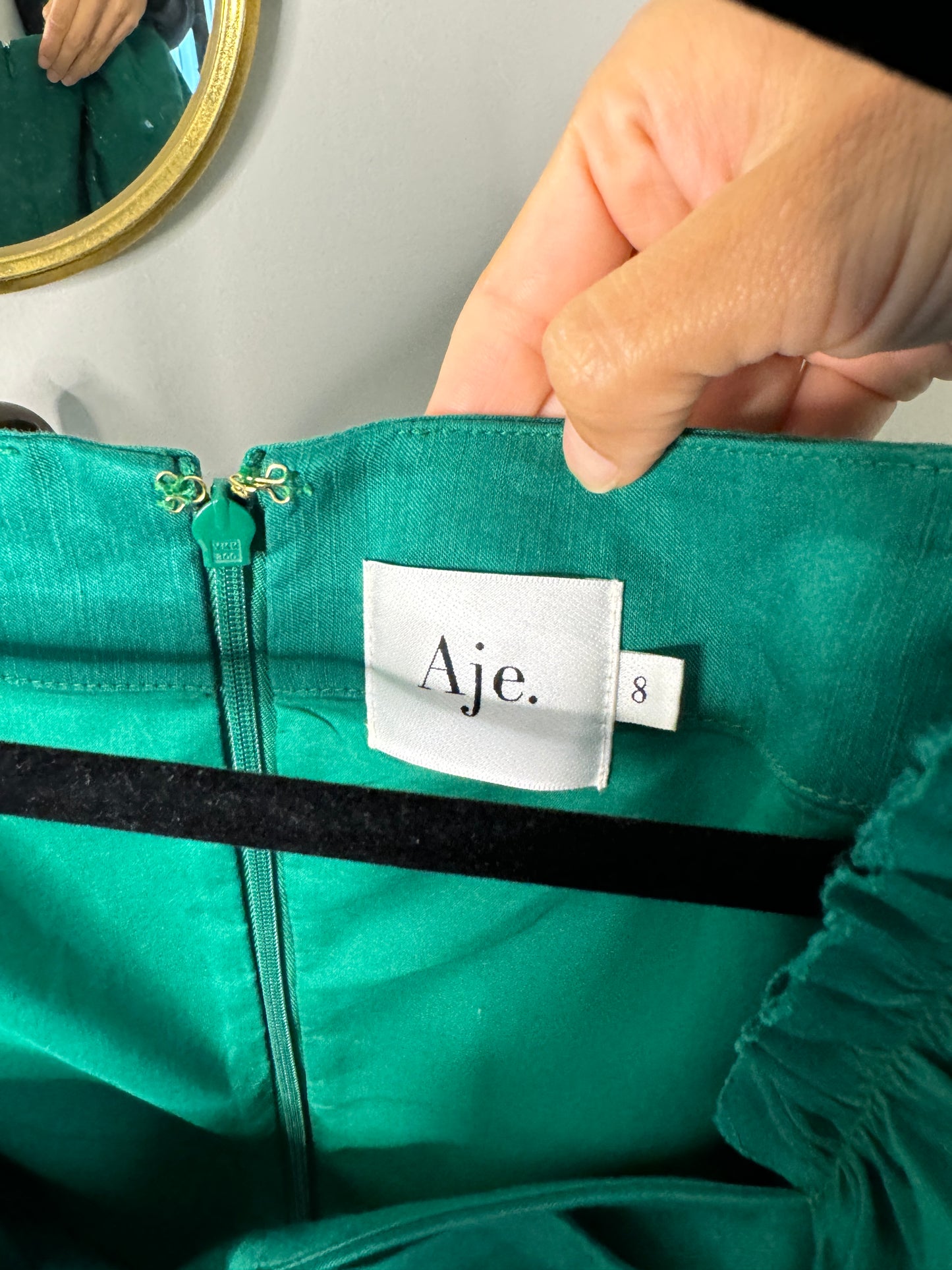 Aje Dusk Knot Puff Sleeve Mini Dress size 4