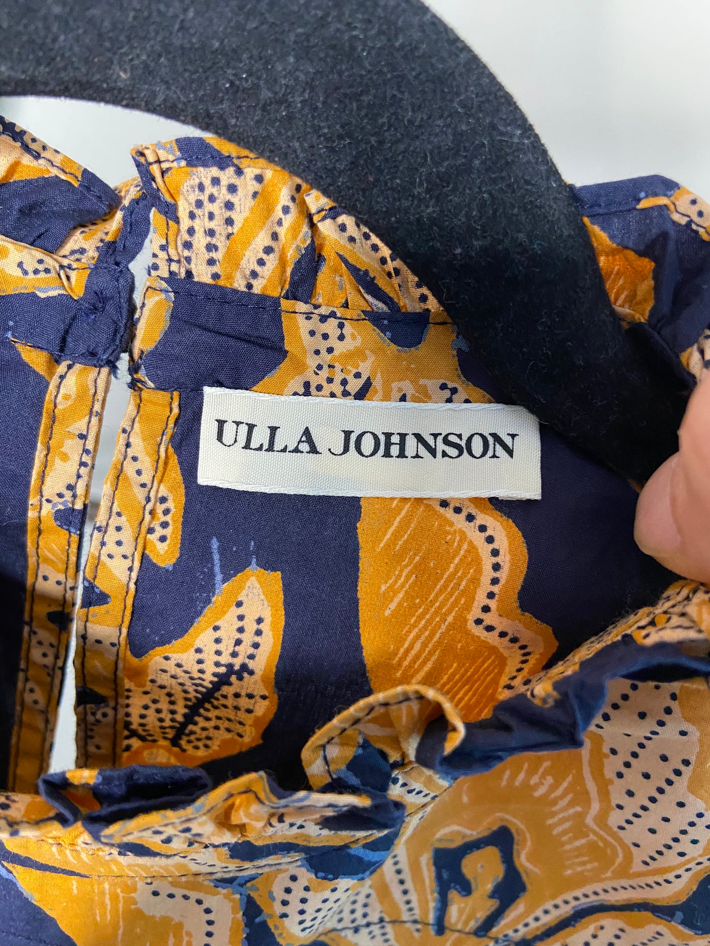 Ulla Johnson Eva Top in Midnight size 2
