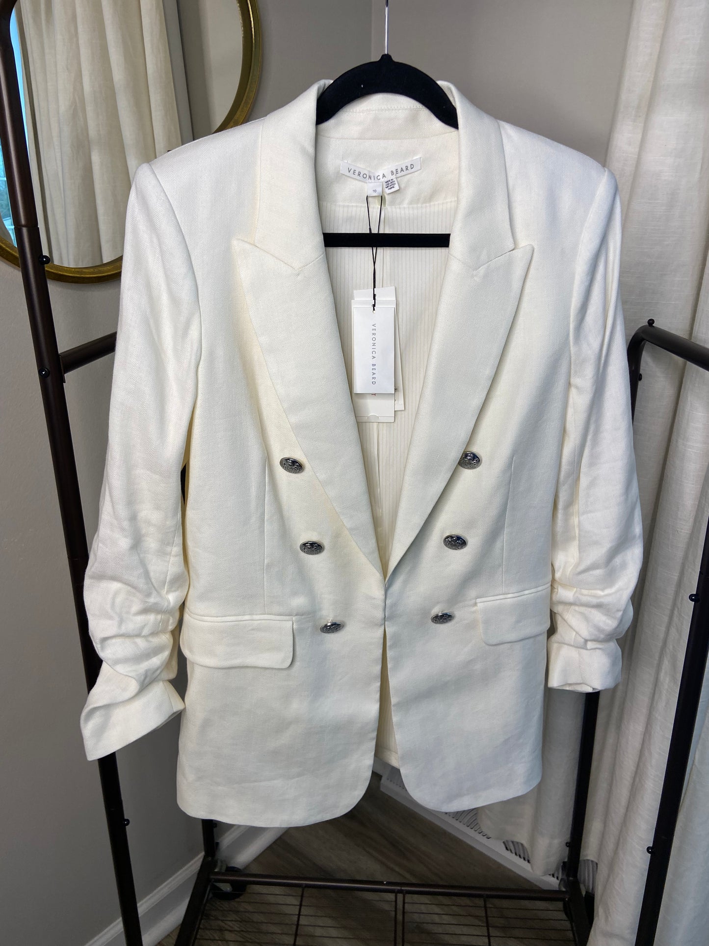 Veronica Beard Beacon Dickey Blazer Jacket size 10