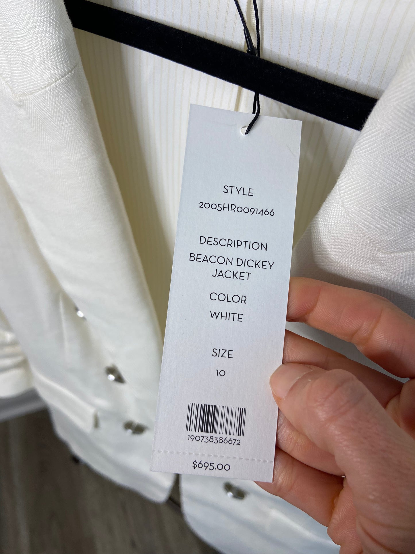 Veronica Beard Beacon Dickey Blazer Jacket size 10
