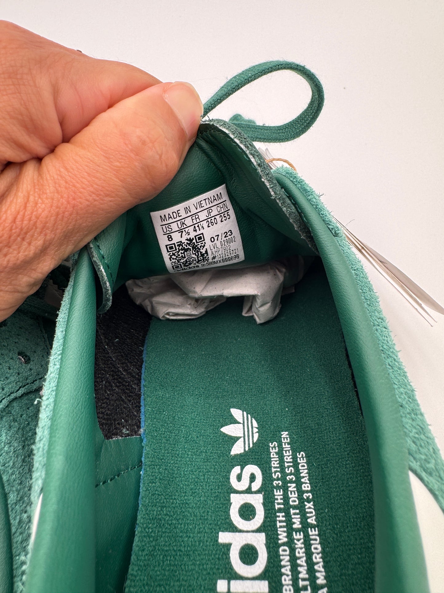 Adidas Gazelle Sneakers Green size 9