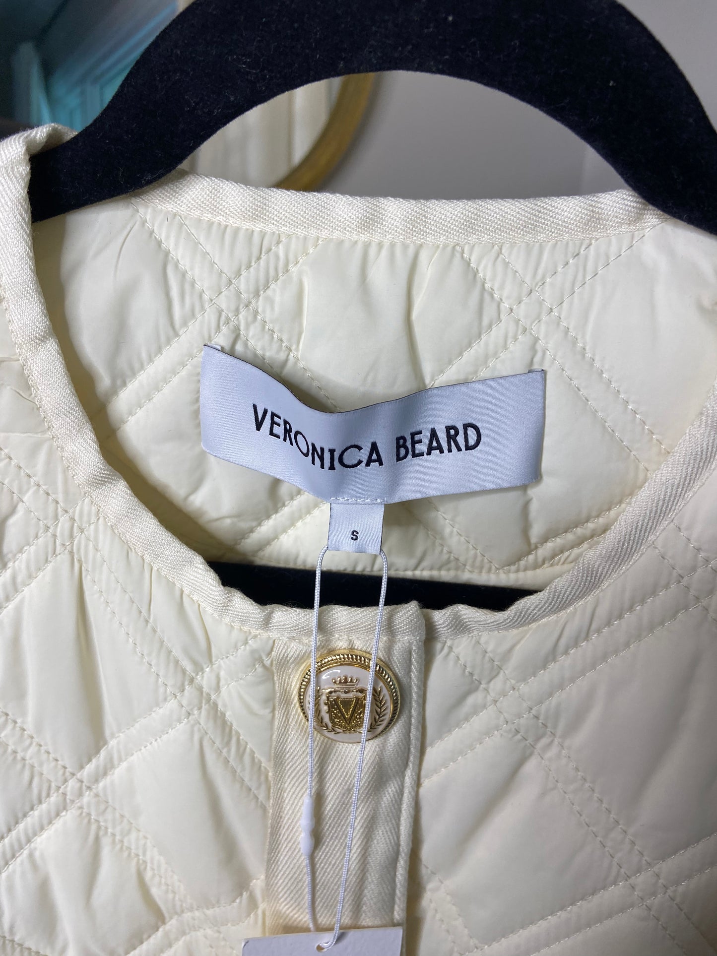 Veronica Beard Shalia Quilted Puffer Jacket size S