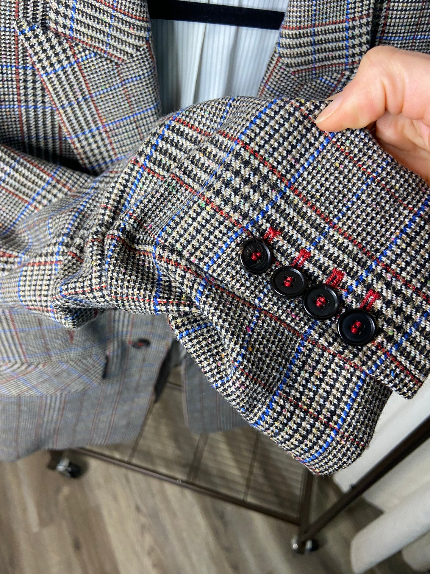 Veronica Beard Beacon Plaid Dickey Blazer size 10