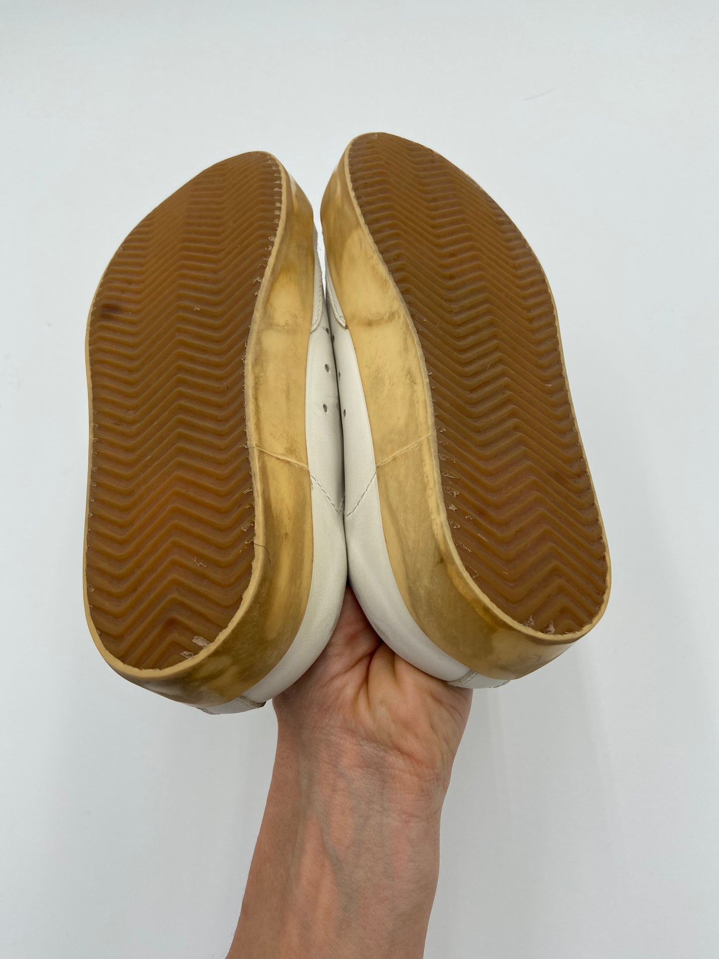 Golden Goose Superstar Sabot distressed leather slip-on sneakers size 36