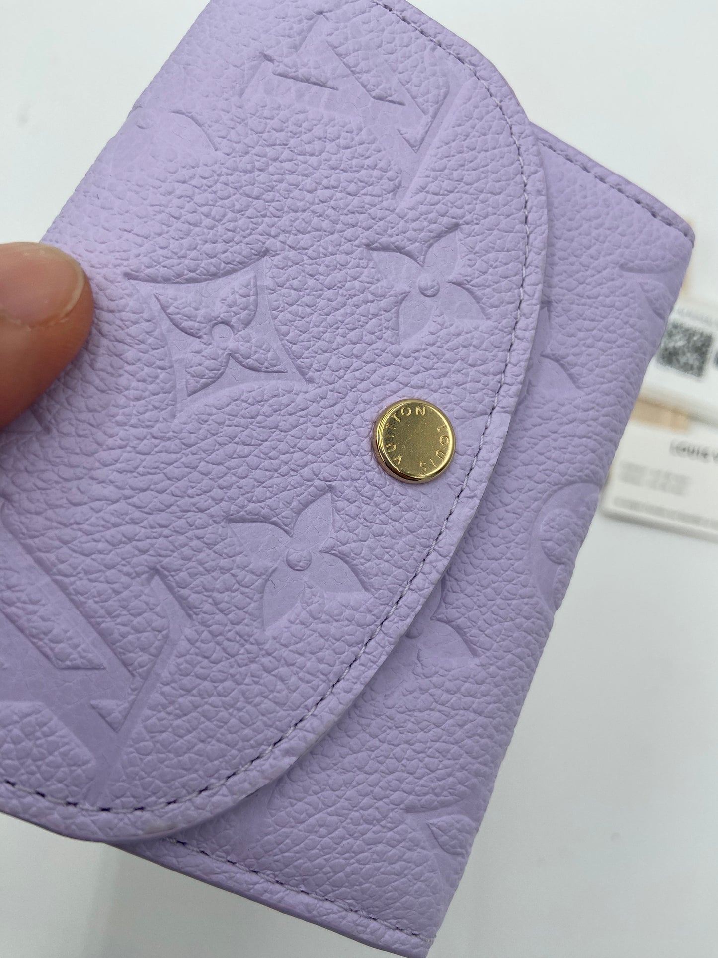 Louis Vuitton Rosalie Coin Purse in Bubble Tea