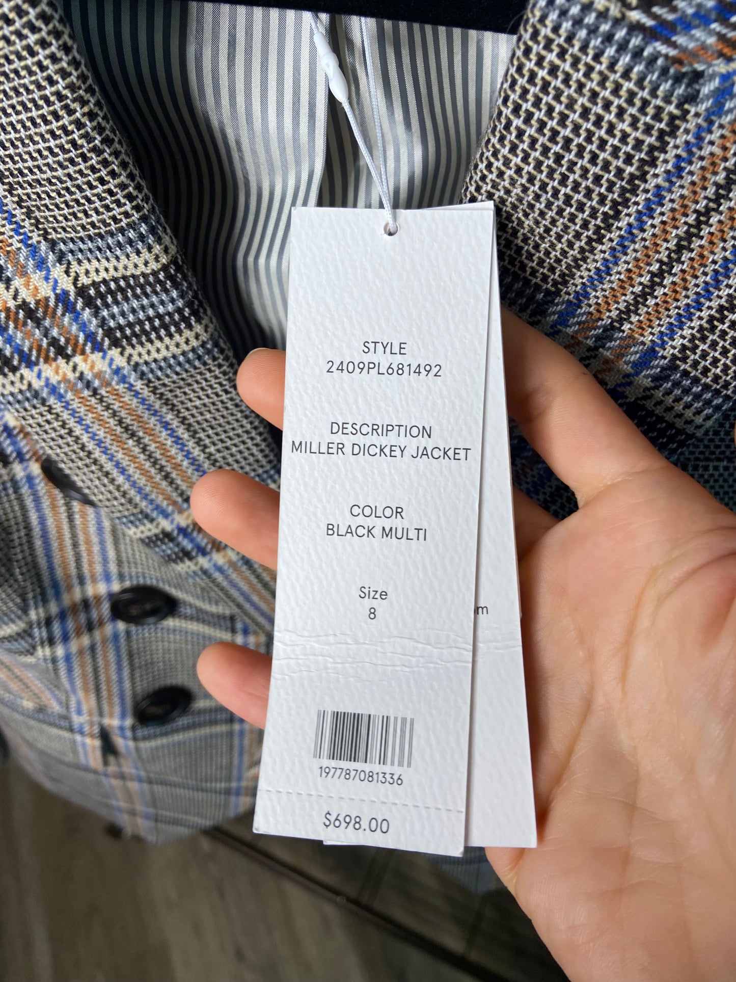 Veronica Beard Miller Dickey Jacket size 8