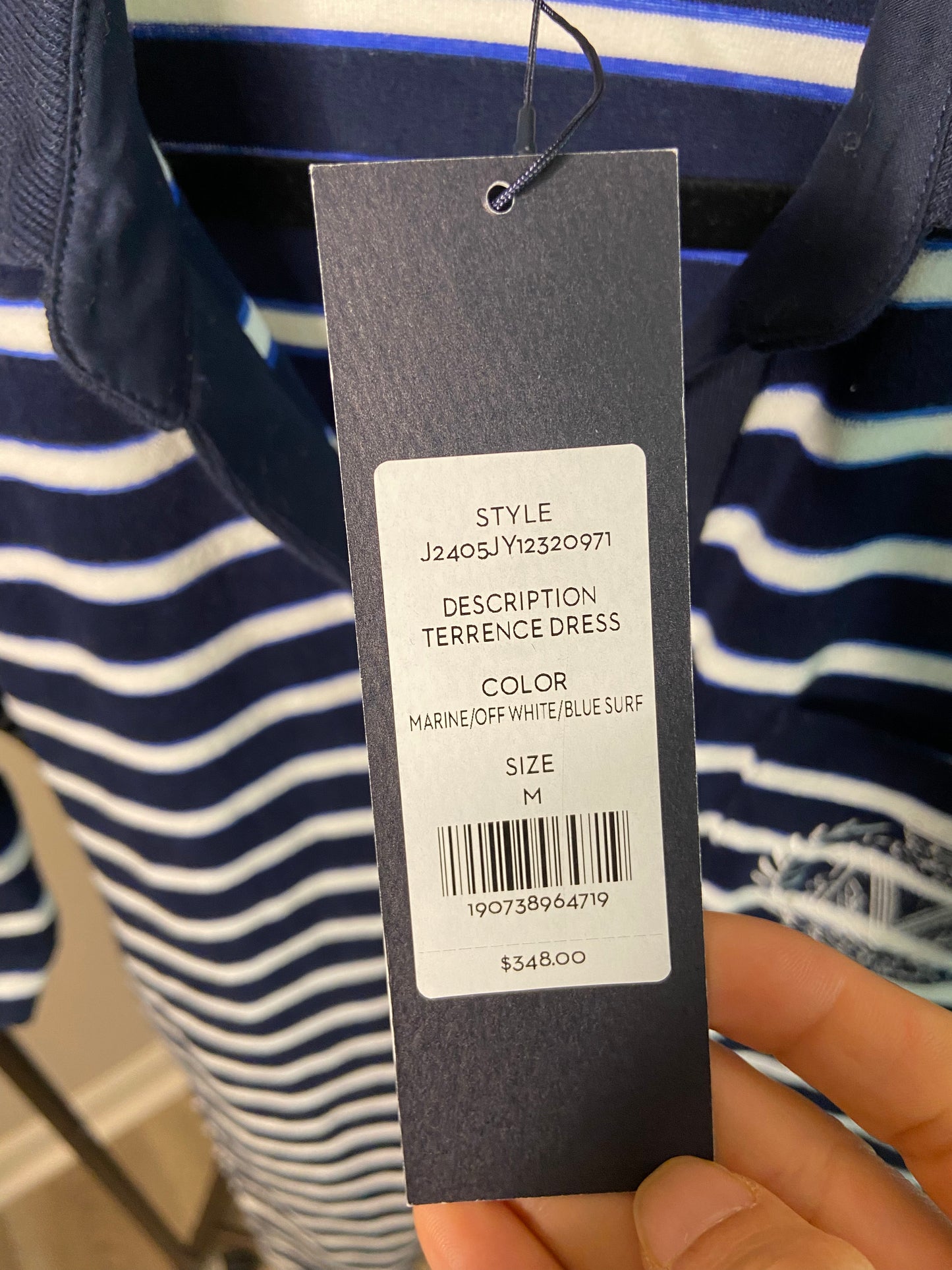 Veronica Beard Terrence Dress Terry Cloth size M