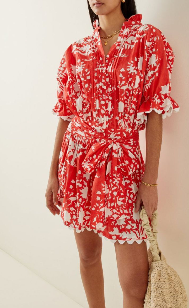 Juliet Dunn Blouson Mini Dress size 3 (8/10)