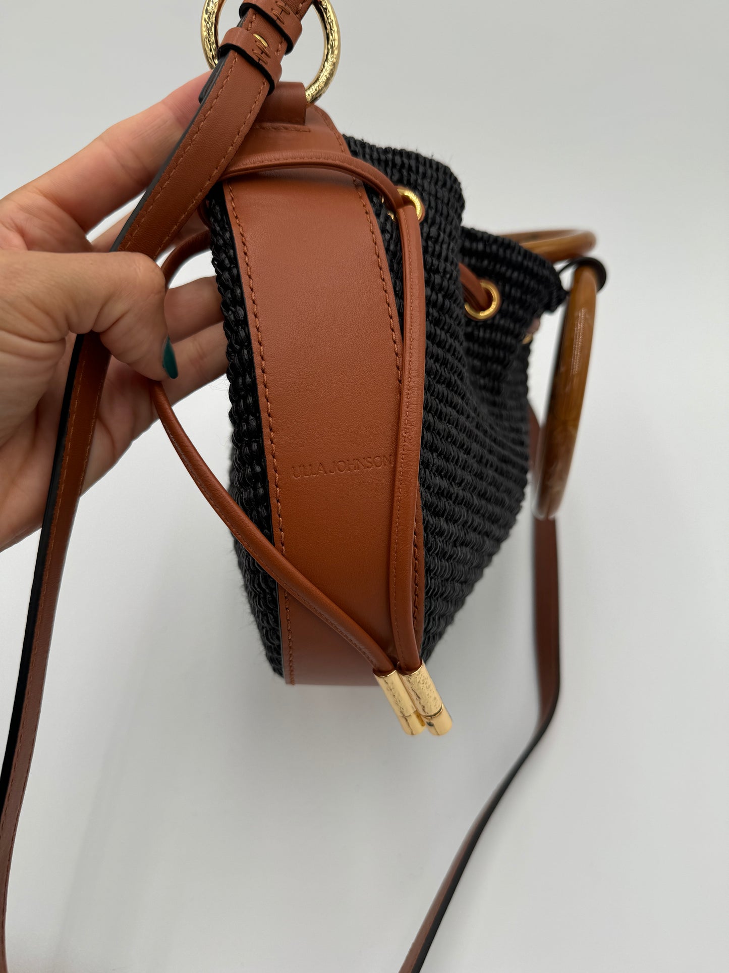 Ulla Johnson Valeria Small Bamboo Crossbody Bag