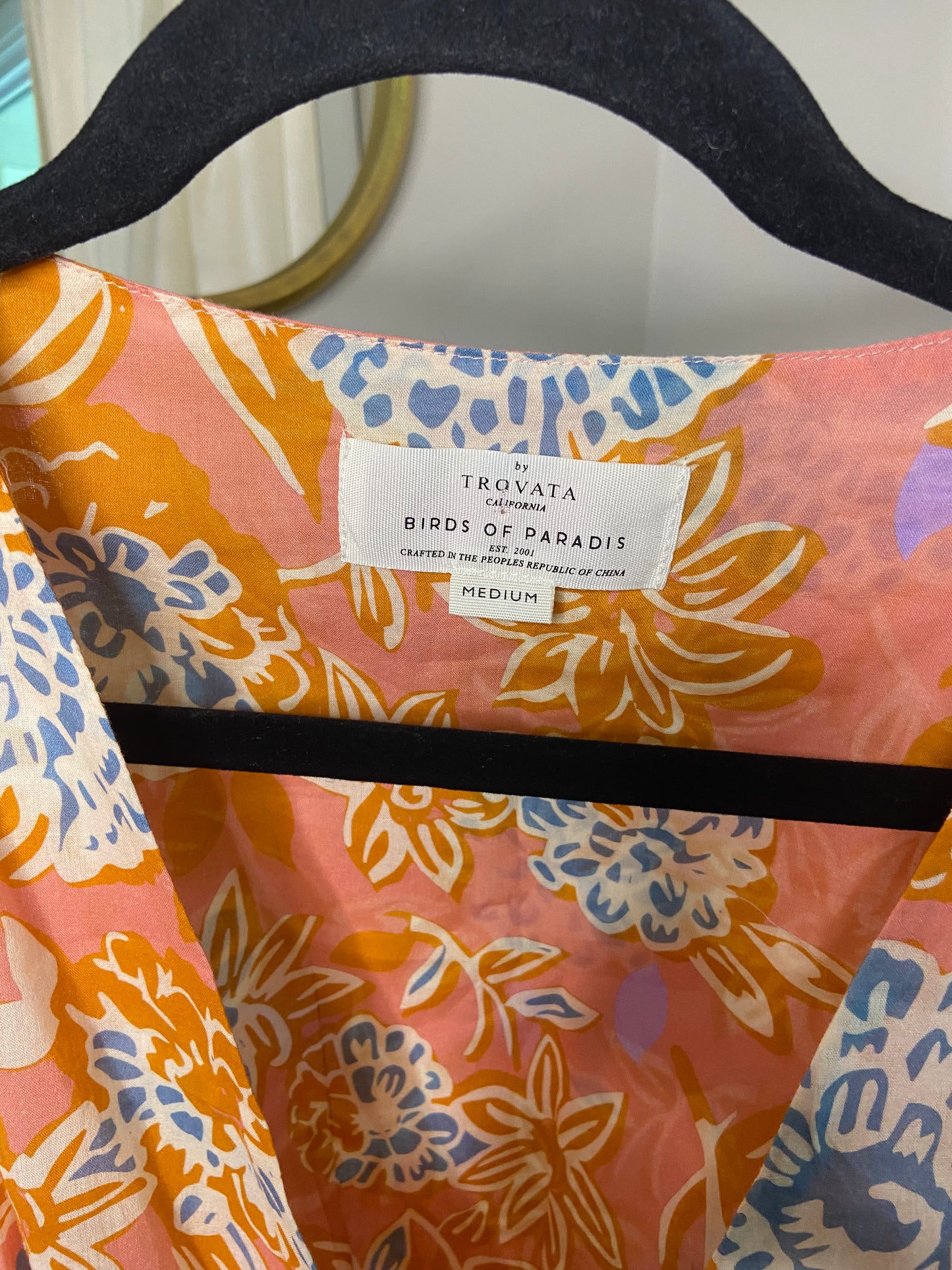 Trovata Birds of Paradis Gia Mini Dress size M