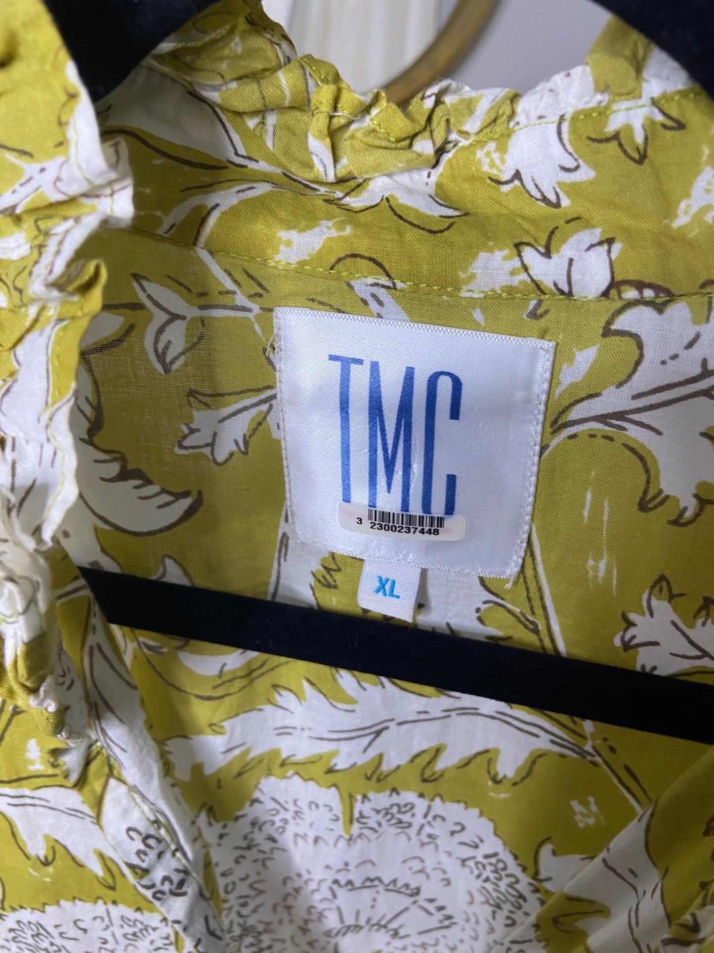 The Monogram Corner Palmetto Block Print Dress size XL