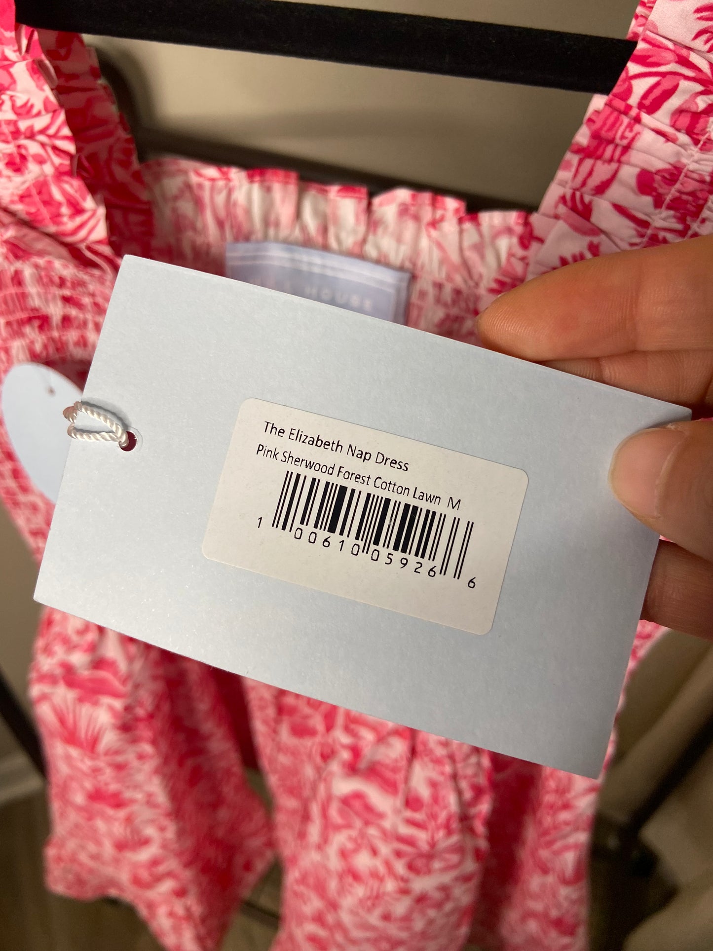 Hill House Palm Beach Exclusive Pink Sherwood Nap Dress size M