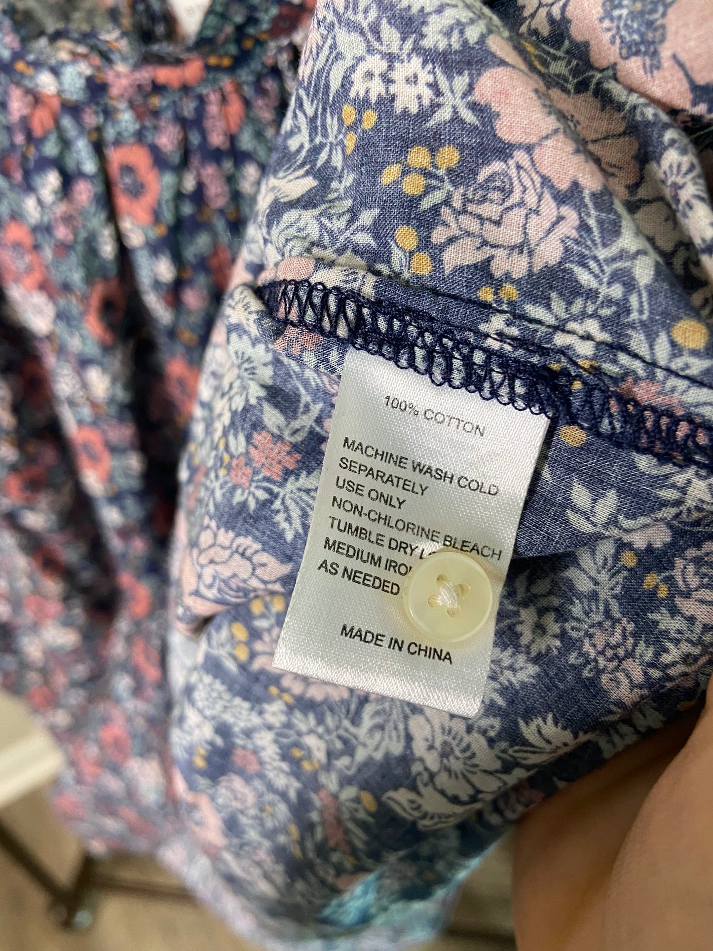 Trovata Birds of Paradis Carla High Neck Blouse size L