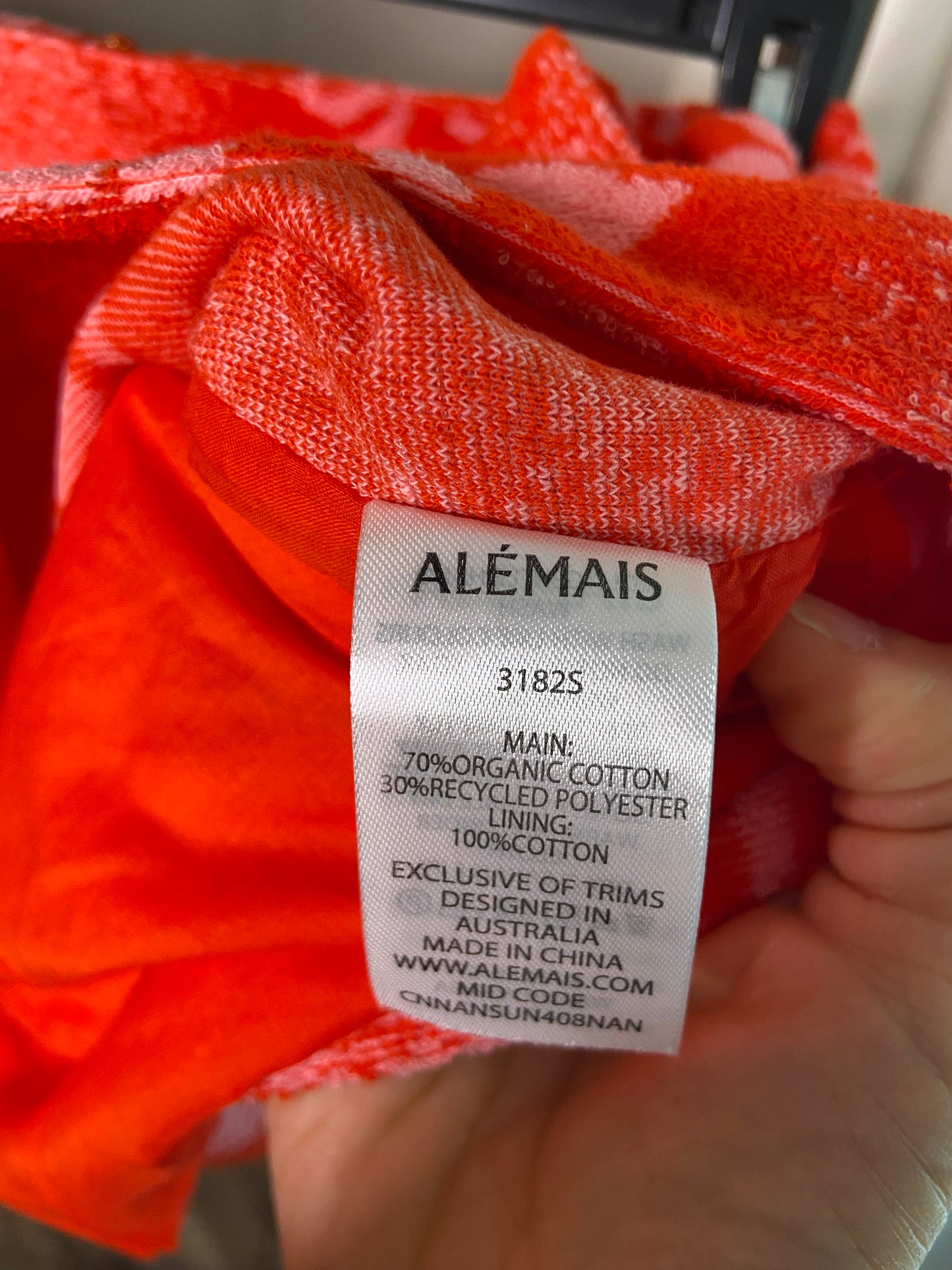Alemais Martha Terry Skirt and Top Set size US 2/4