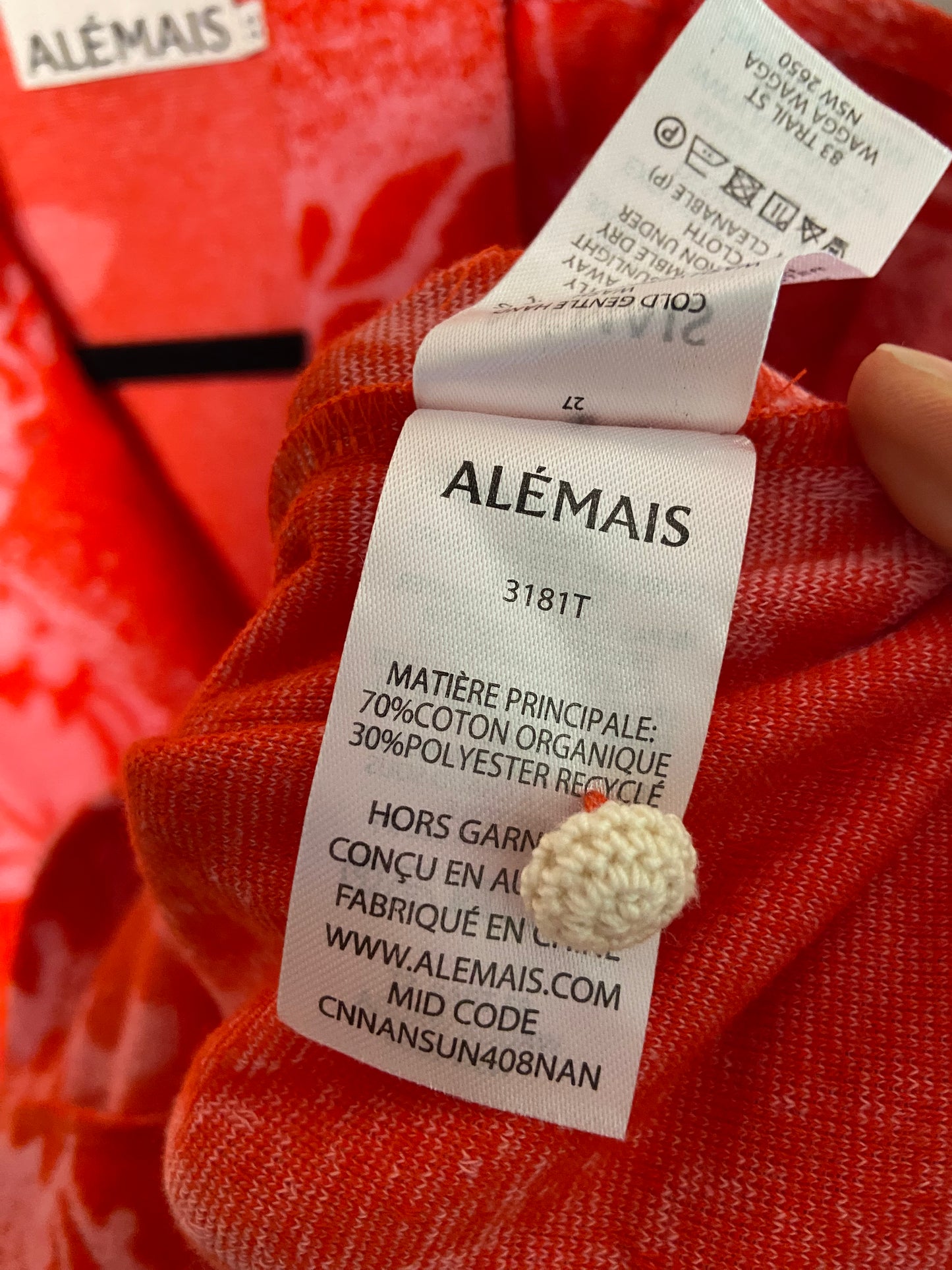Alemais Martha Terry Skirt and Top Set size US 2/4