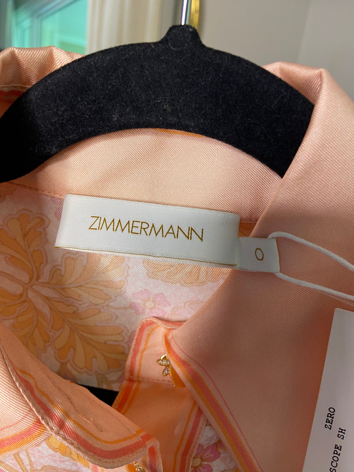 Zimmermann Kaleidoscope Shift Mini Dress size US 4