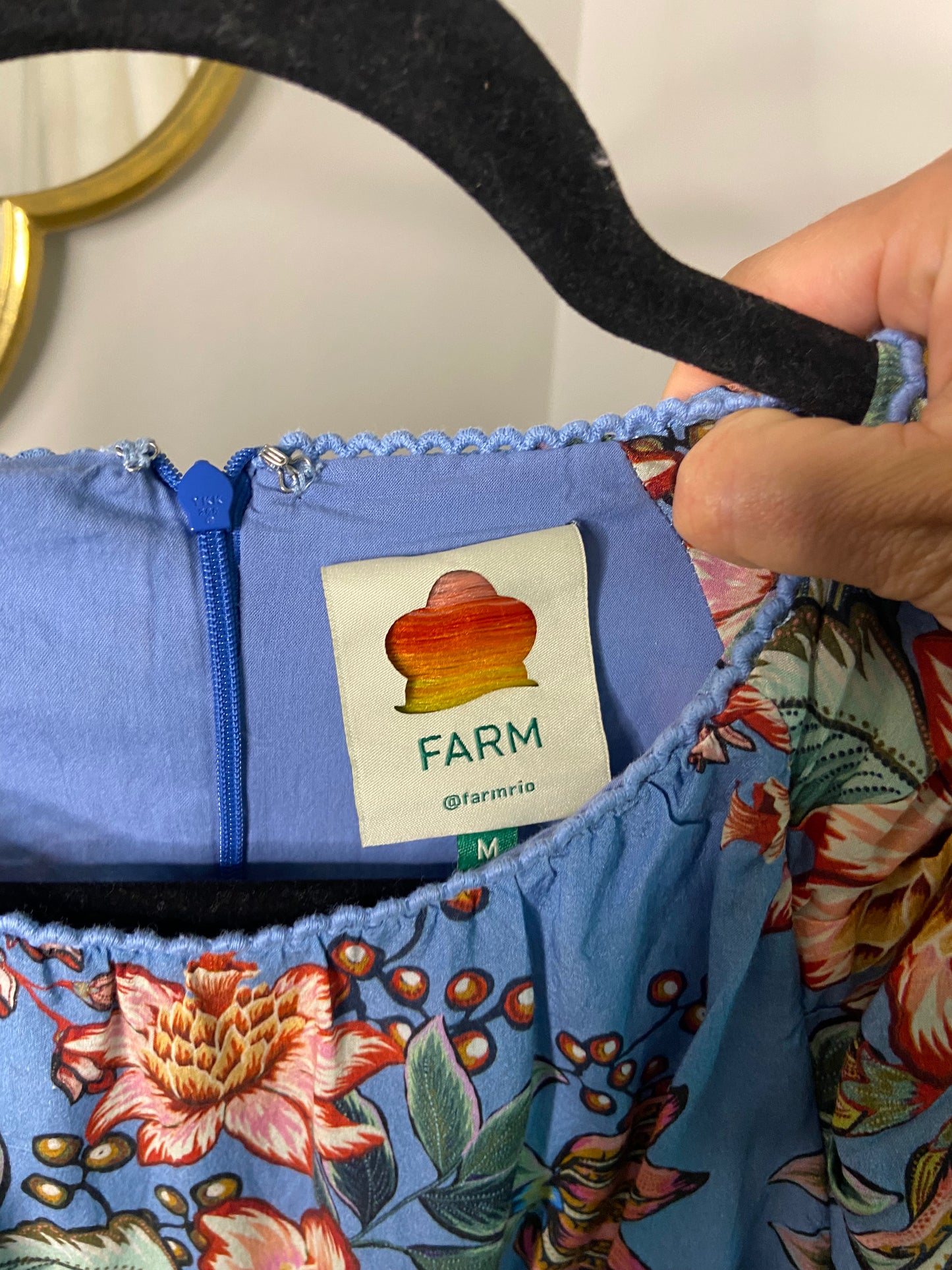 Farm Rio Wonderful Bouquet Mini Dress size M