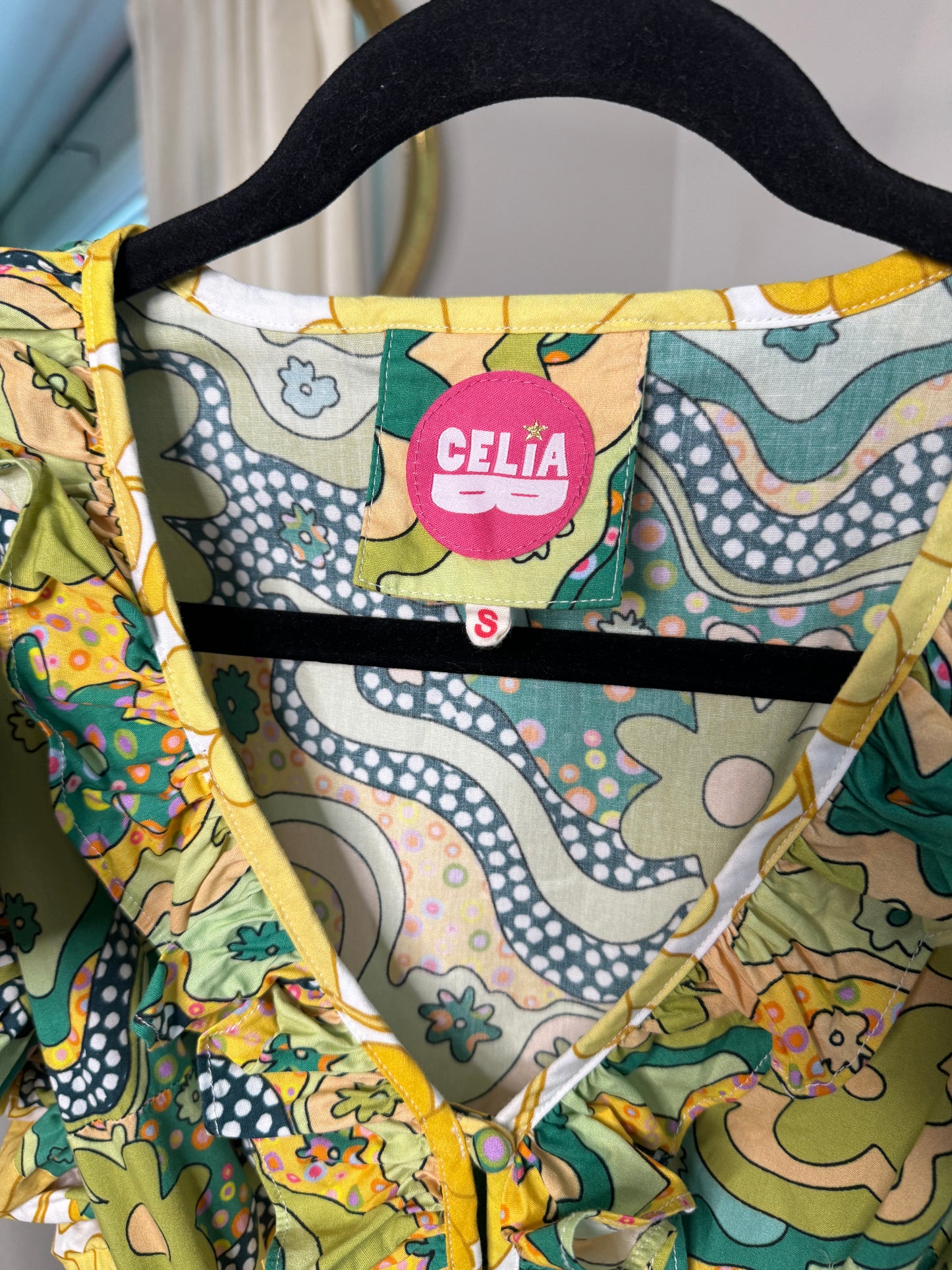 Celia B Sunflower Midi Dress size S