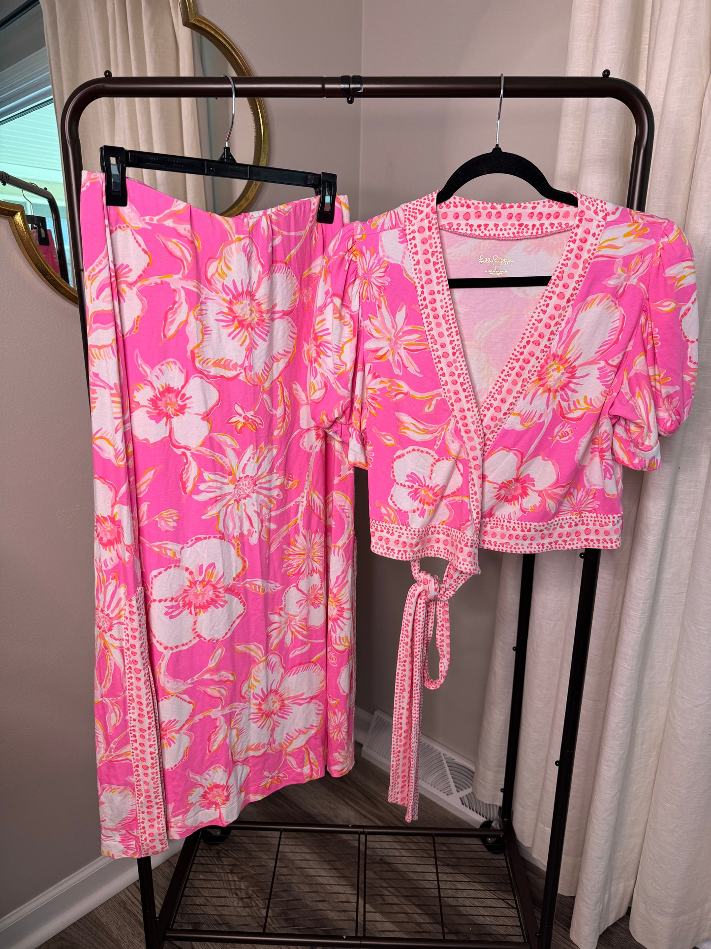 Lilly Pulitzer Sailynn Skirt Set size L