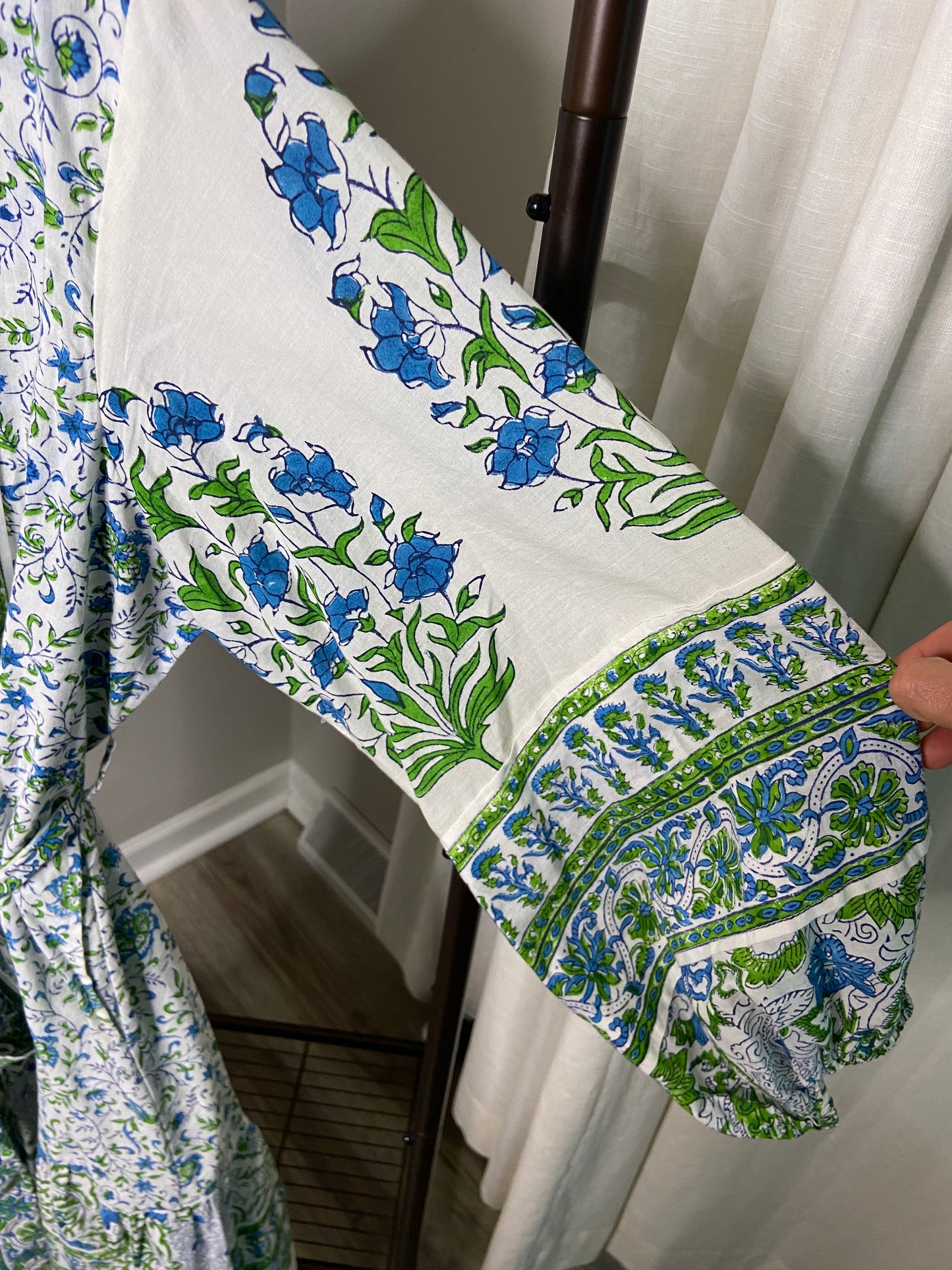 Sue Sartor Flounce Maxi Dress size XL