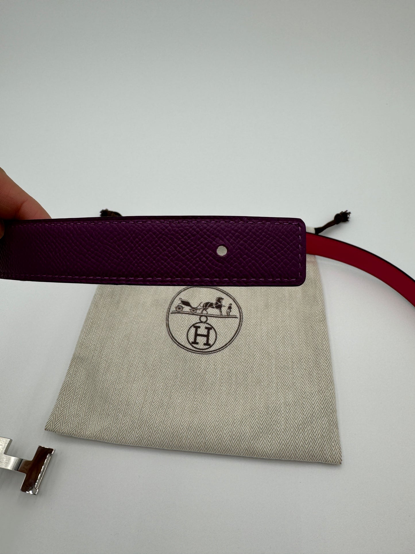 HERMES Constance Reversible Belt and Buckle size 80
