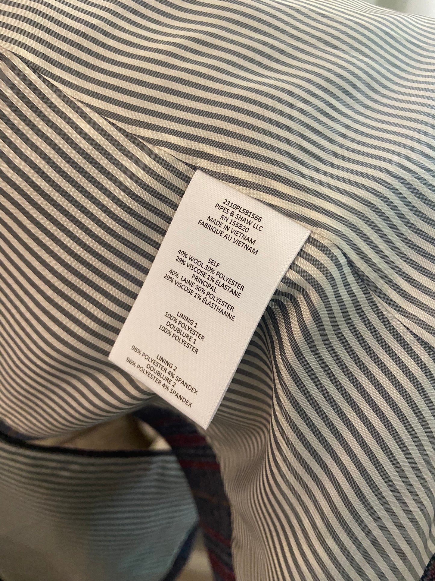 Veronica Beard Pablah Plaid Wool-Blend Dickey Jacket size 10
