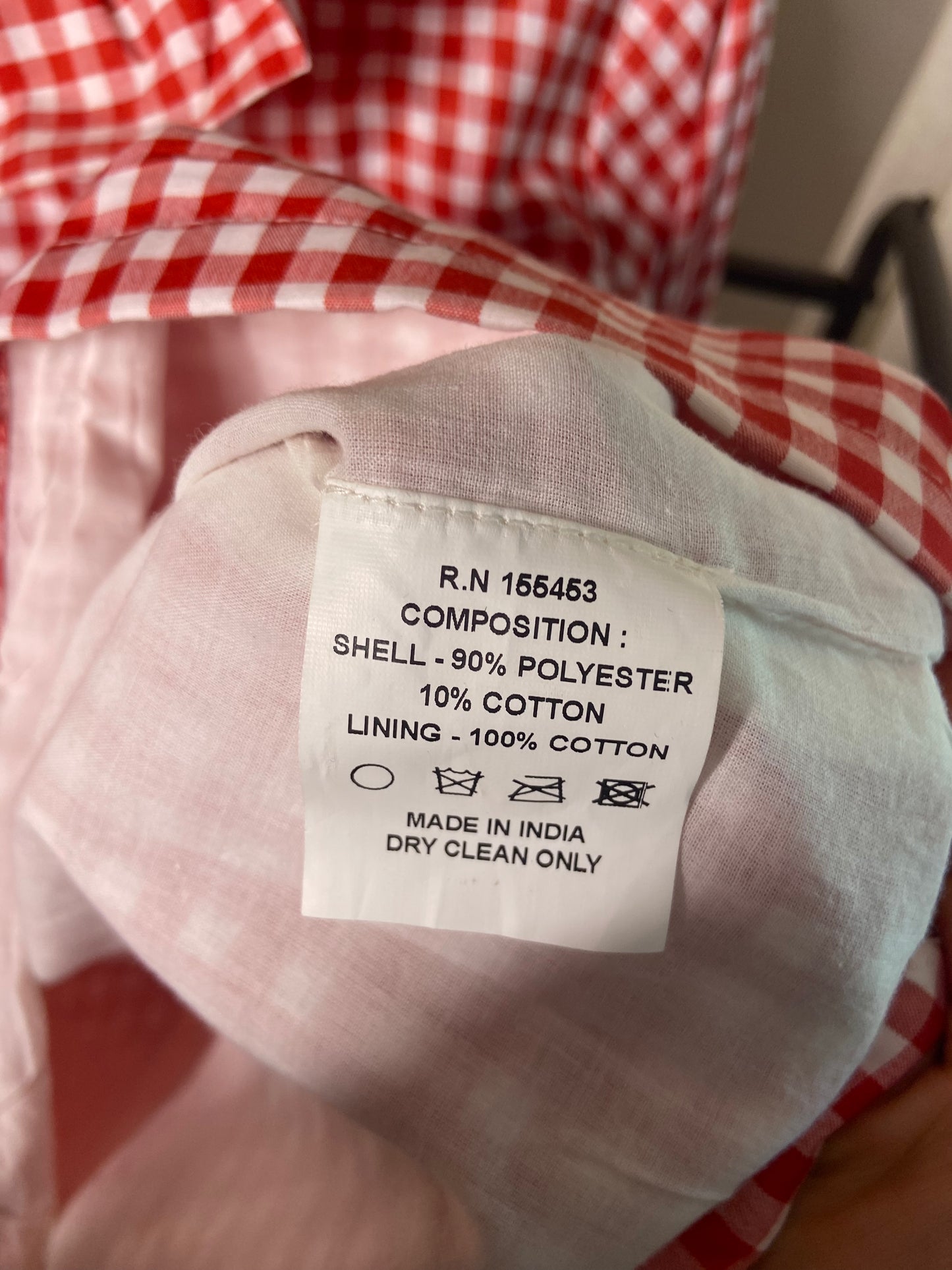 Elizabeth Wilson Katherine Gingham Top size S