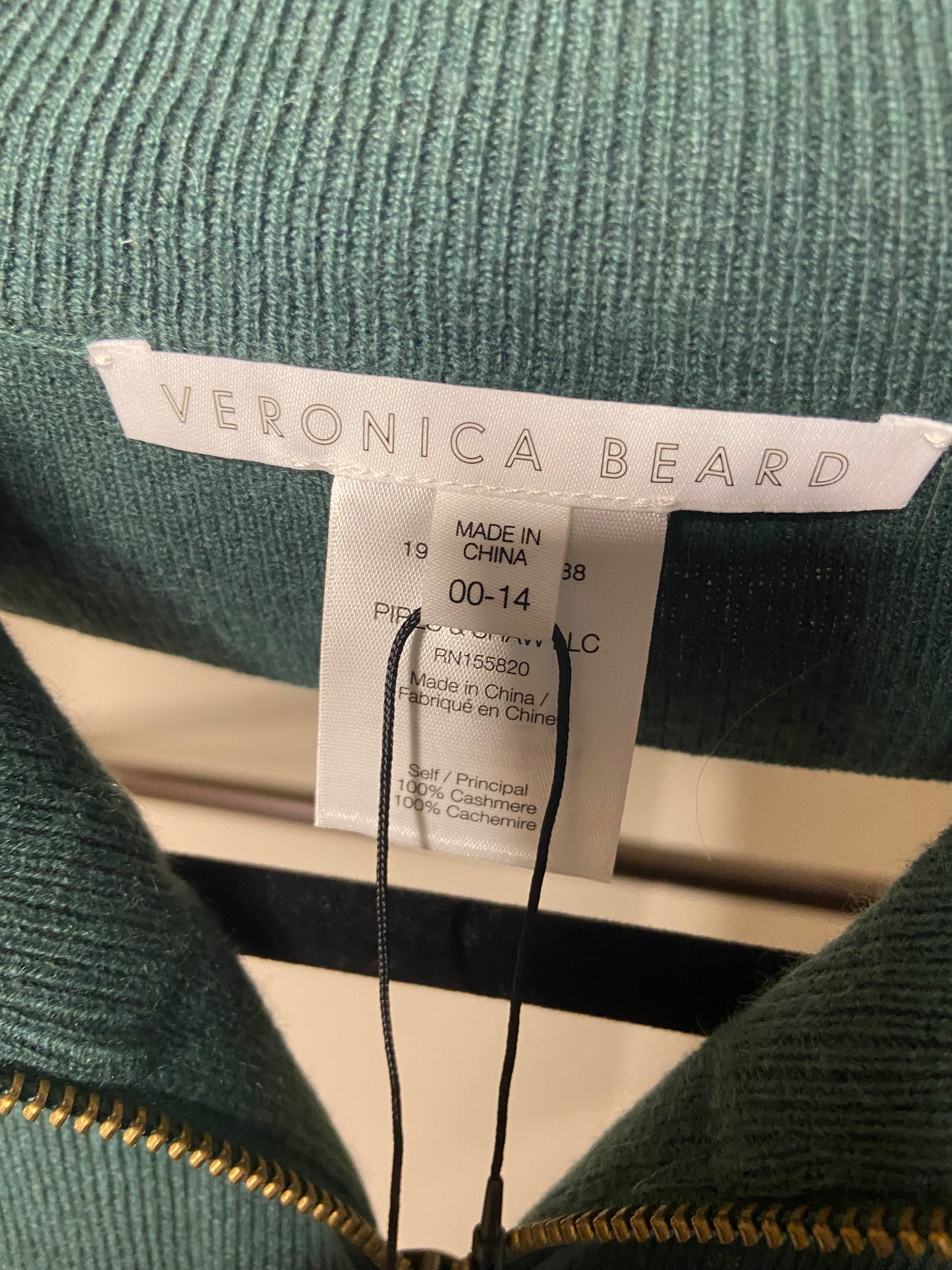 Veronica Beard Uptown Dickey in Cashmere size 00-14