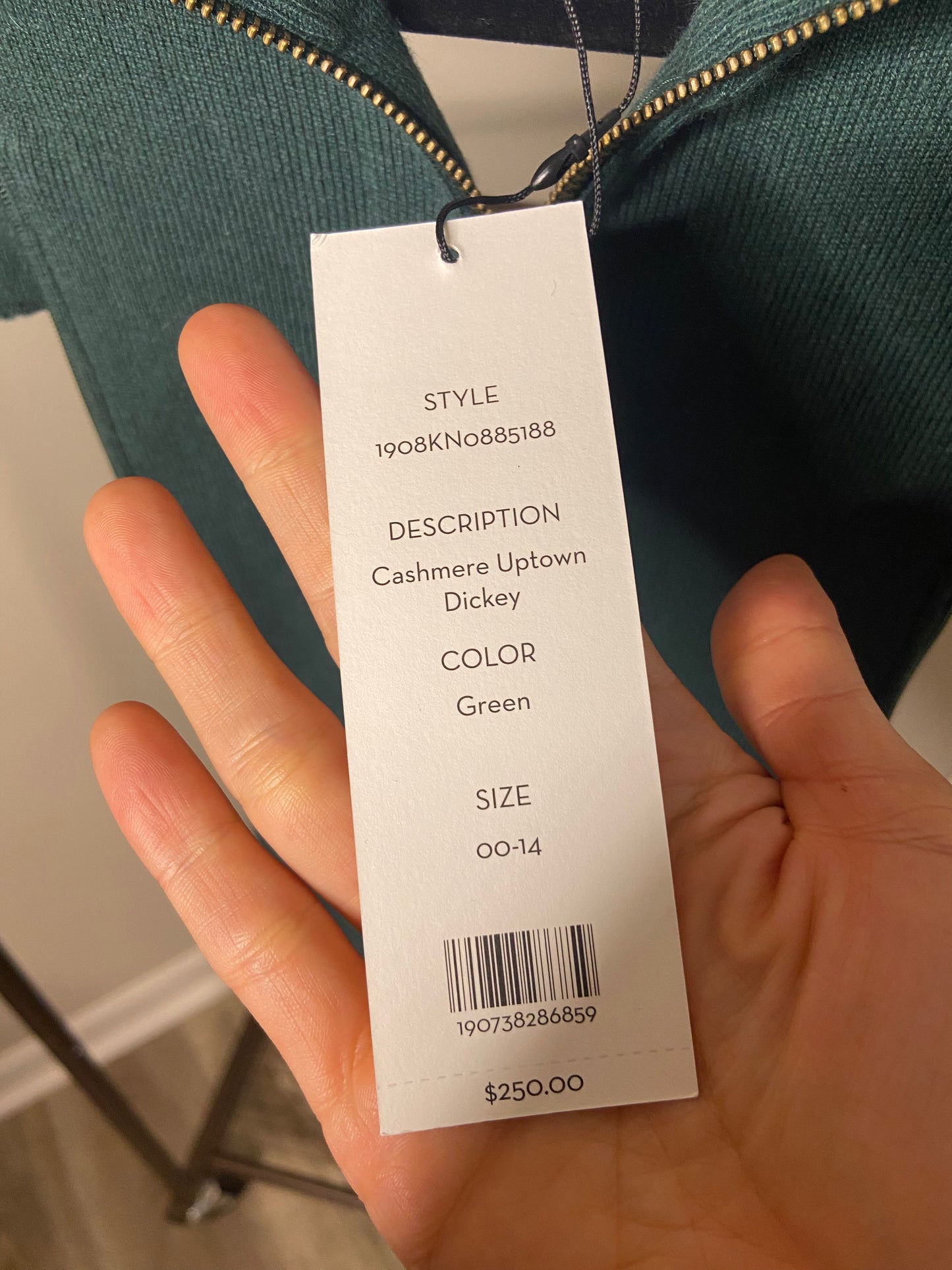 Veronica Beard Uptown Dickey in Cashmere size 00-14